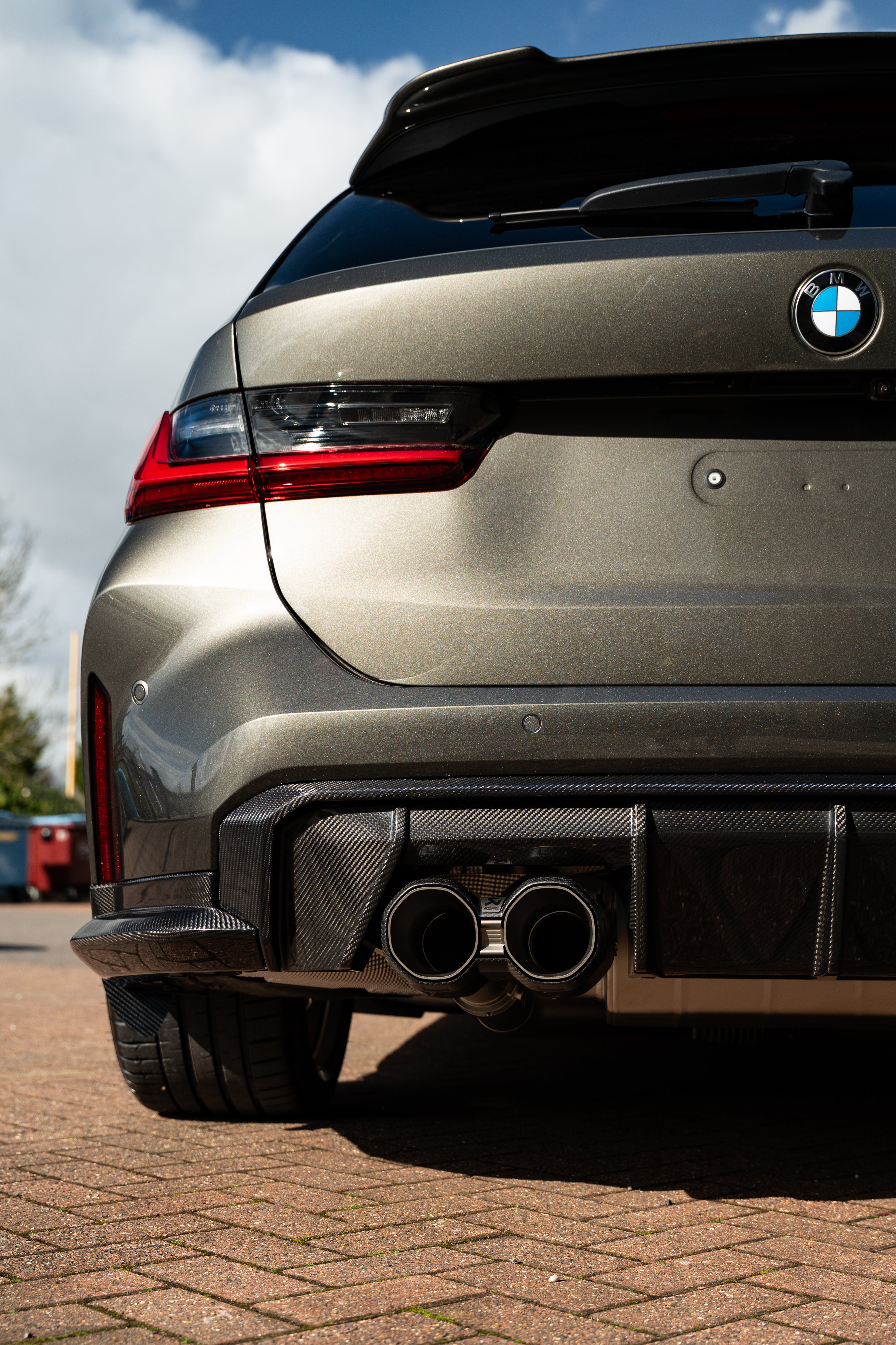 BMW M3 G80 G81 Slip on line Akrapovic Titanium Exhaust