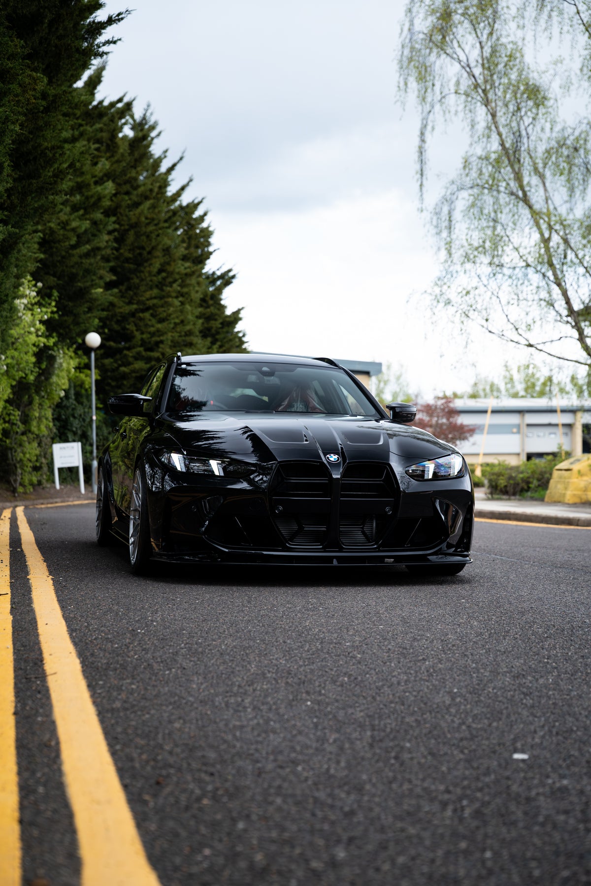BMW M3 G80 G81 CSL Style Gloss Black Front Grille