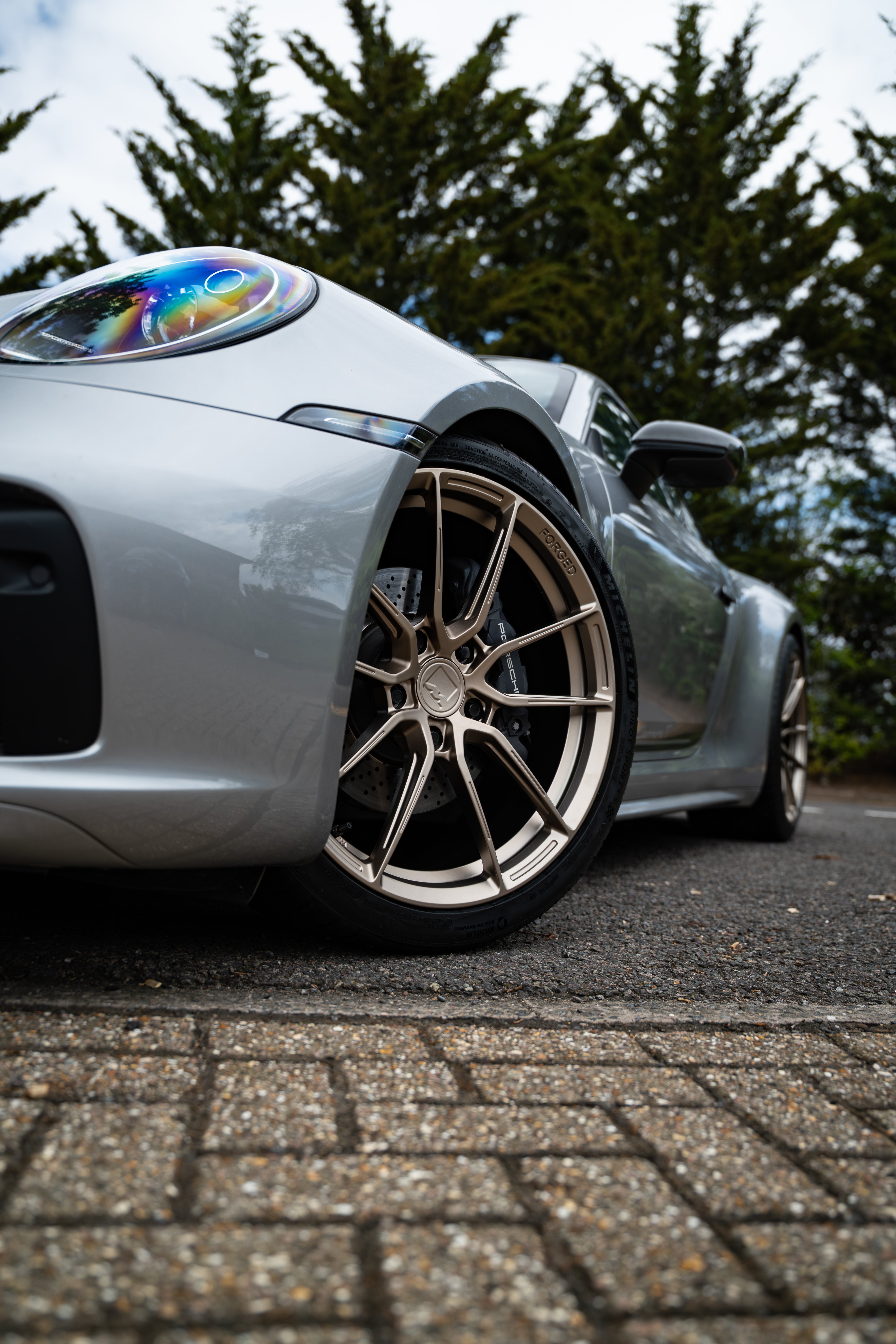 Porsche 992 Carrera And S M-W4 20/21" Neodyme Gold Forged Wheels