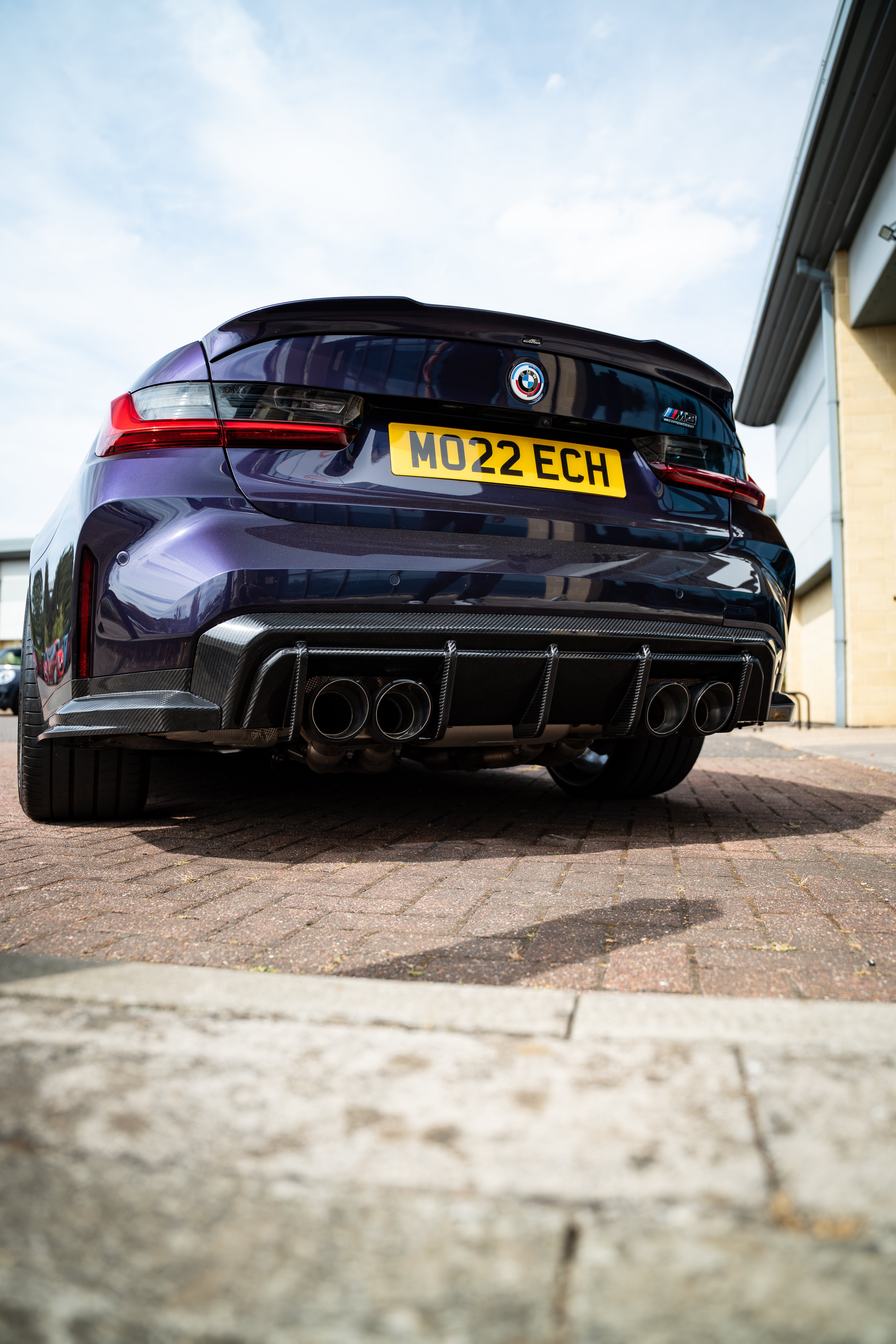 BMW M3 G80/G81 CARBON FIBRE DIFFUSER - V1 - CT DESIGN