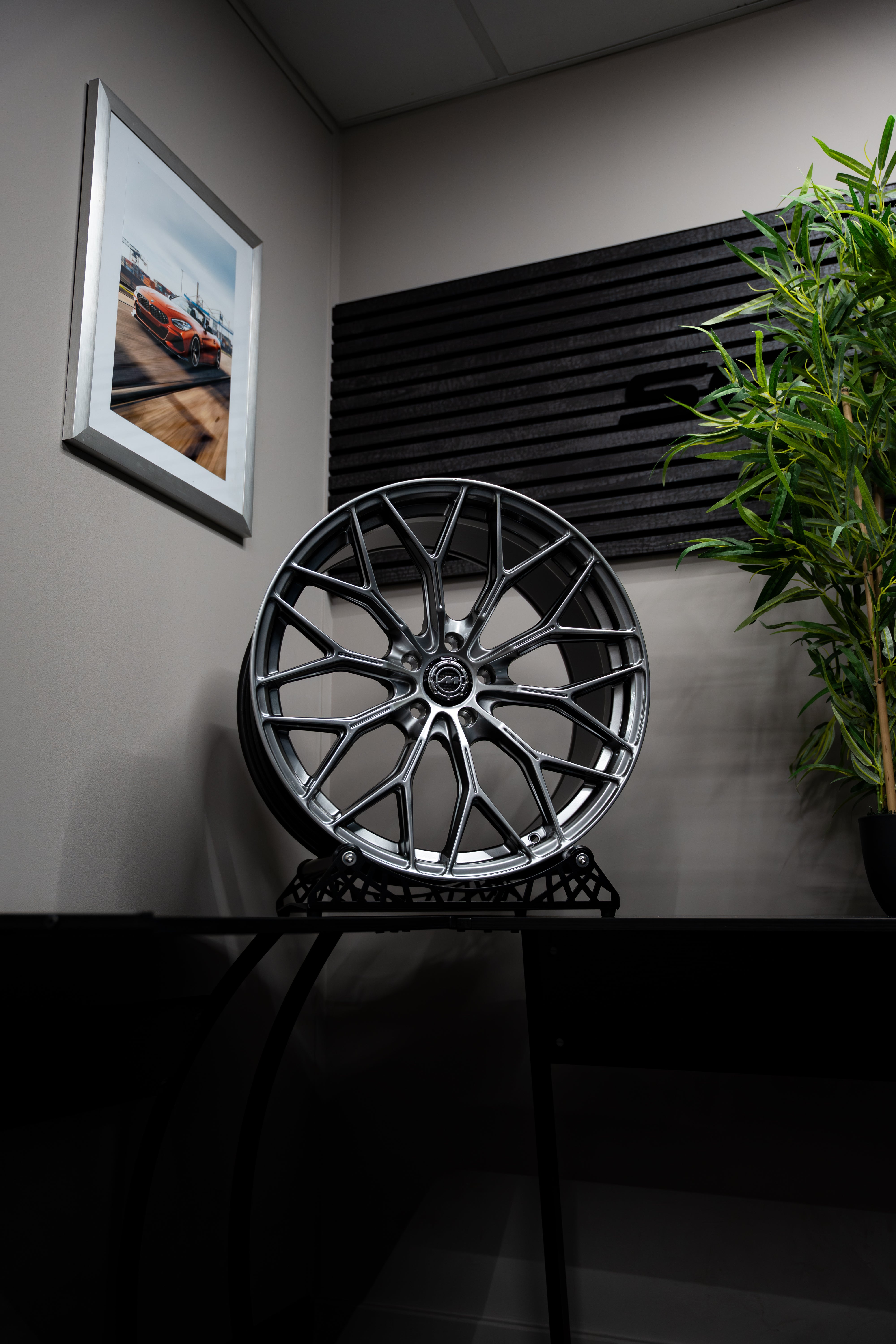 BMW 4 Series G22 G23 G26 M-WX 20" Polished Titanium Motech Wheel