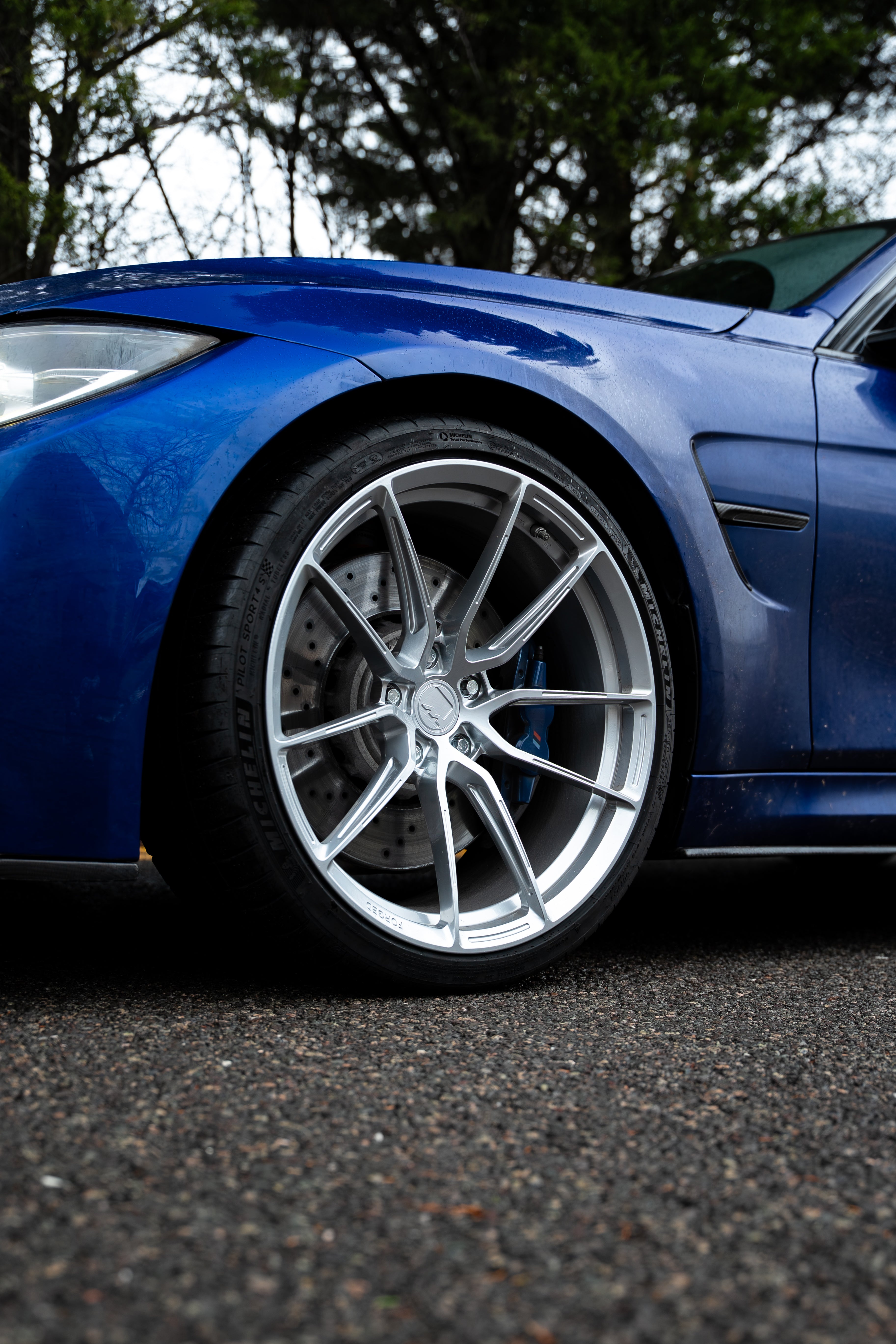 M3 F80 M-W4 20" Gloss Polished Forged Wheels