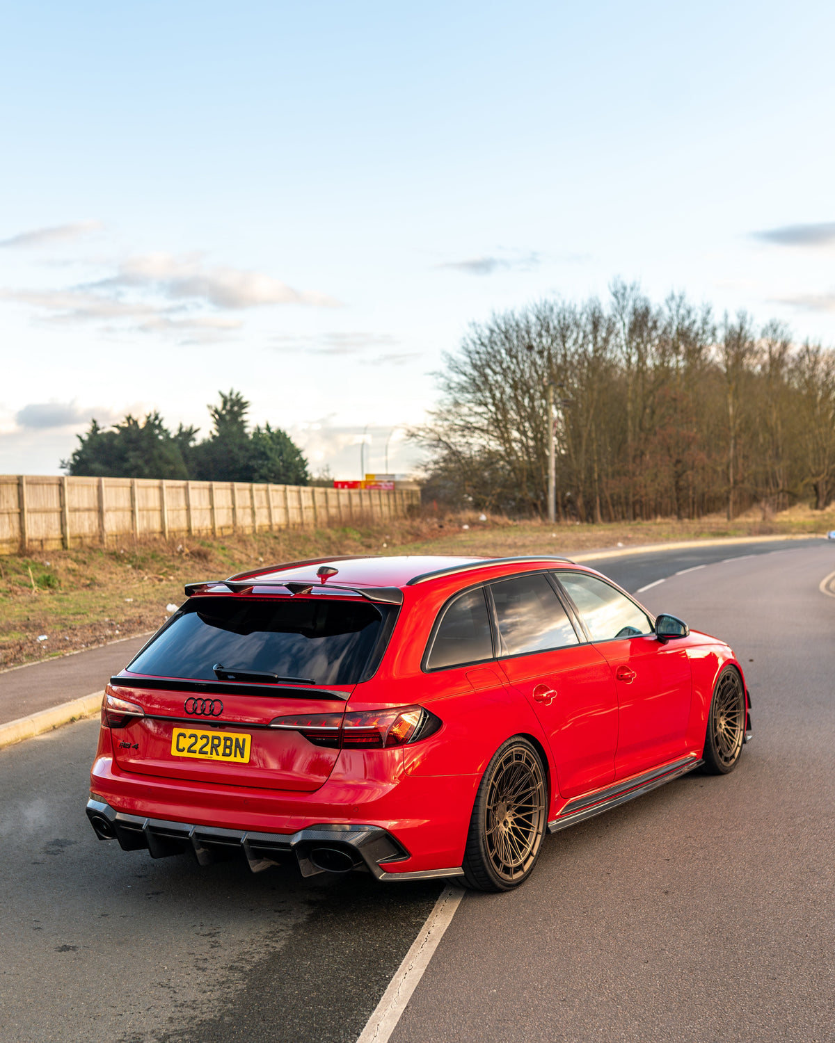 AUDI RS4 B9 & B9.5 2016-2024 CARBON FIBRE DIFFUSER - CT DESIGN