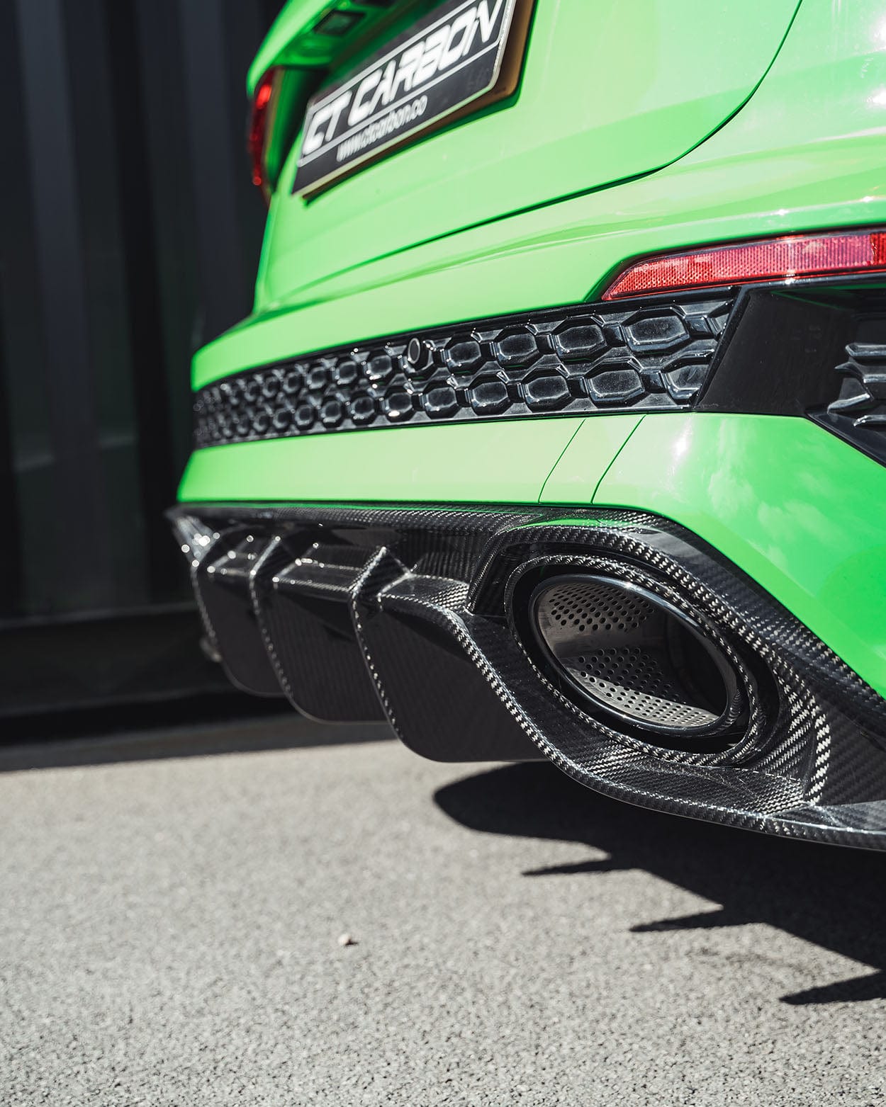 AUDI RS3 8Y 2022-2024 SPORTBACK CARBON FIBRE DIFFUSER - V1 - CT DESIGN