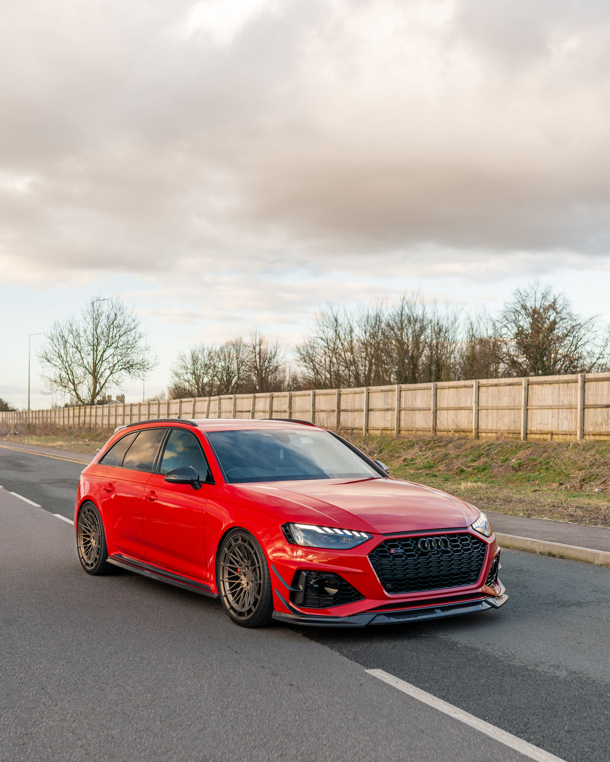 AUDI RS4 B9.5 CARBON FIBRE SPLITTER - CT DESIGN