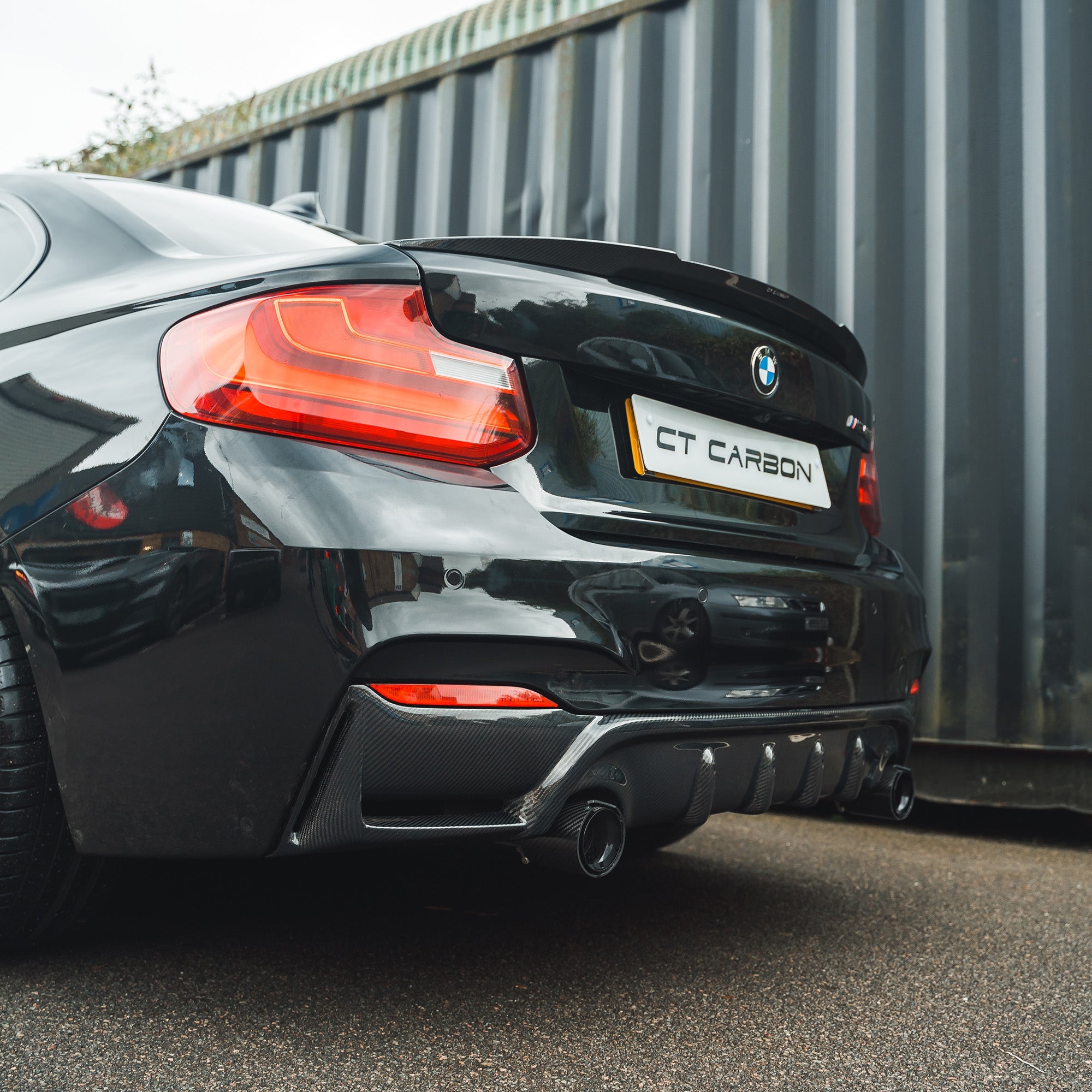 BMW 2 SERIES F22/F23 CARBON FIBRE DIFFUSER V1