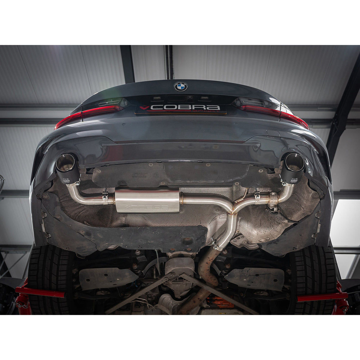 BMW 330e Touring (G21) (19>) Valved Dual Exit Rear Axle Back Performance Exhaust