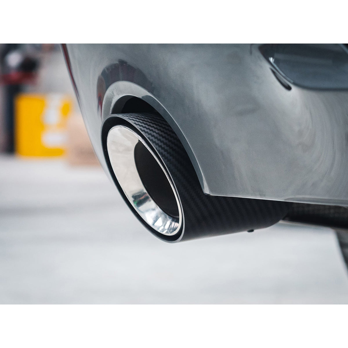 BMW 4 Series (G22/G23) Carbon Fibre M Performance Tips - OEM Style Larger 4" Slip-on Replacement Tailpipes (Pair)