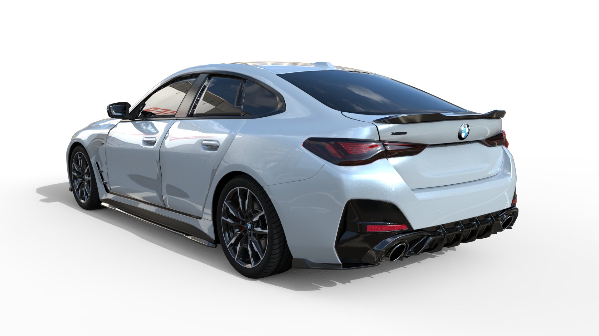 APEX BMW G26 4 Series Gran Coupé Rear Side Splitter