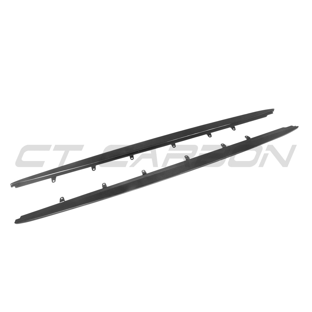 BMW F90 M5 & G30/G31 5 SERIES 2016-2024 PRE-PREG CARBON FIBRE SIDE SKIRTS - V2