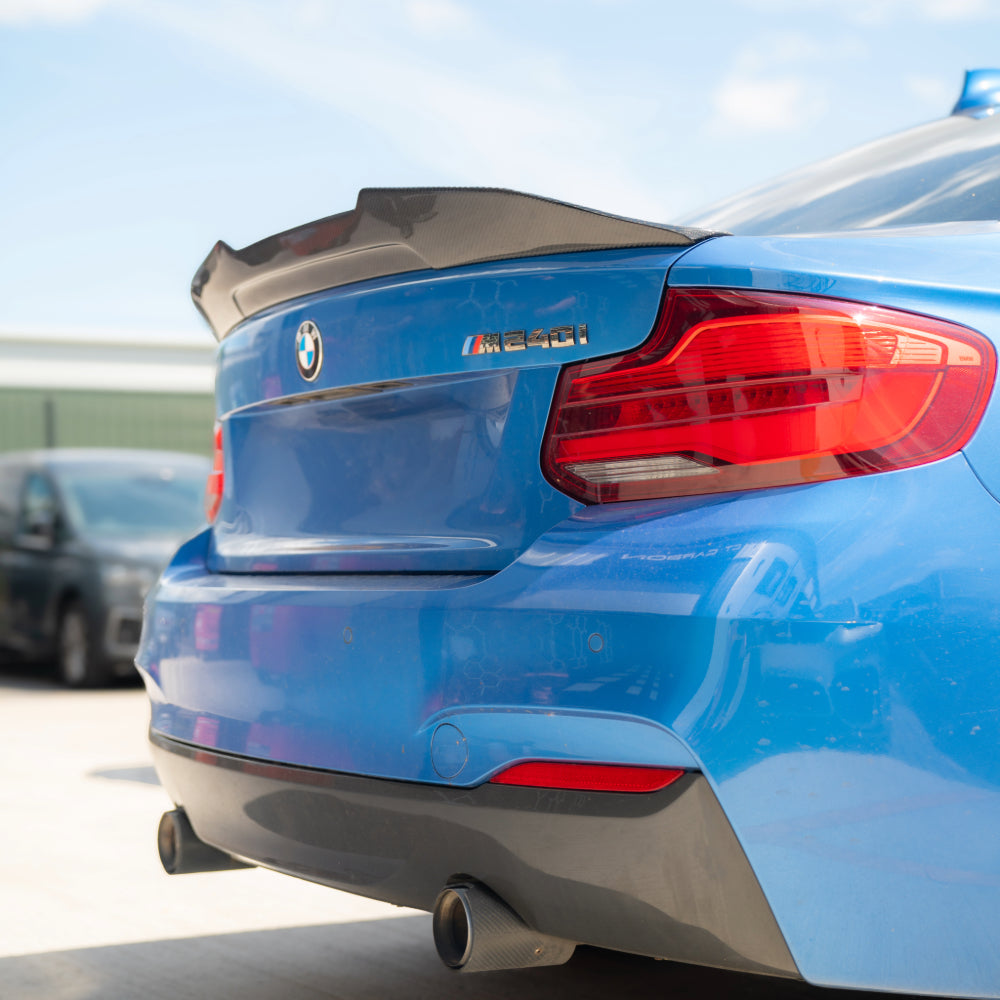 BMW M2 / M2C F87 & F22 2 SERIES CARBON FIBRE DUCKTAIL SPOILER - V4