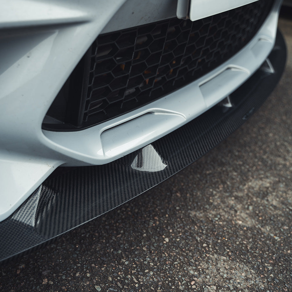 BMW M2C F87 2016-2021 CARBON FIBRE SPLITTER - V2