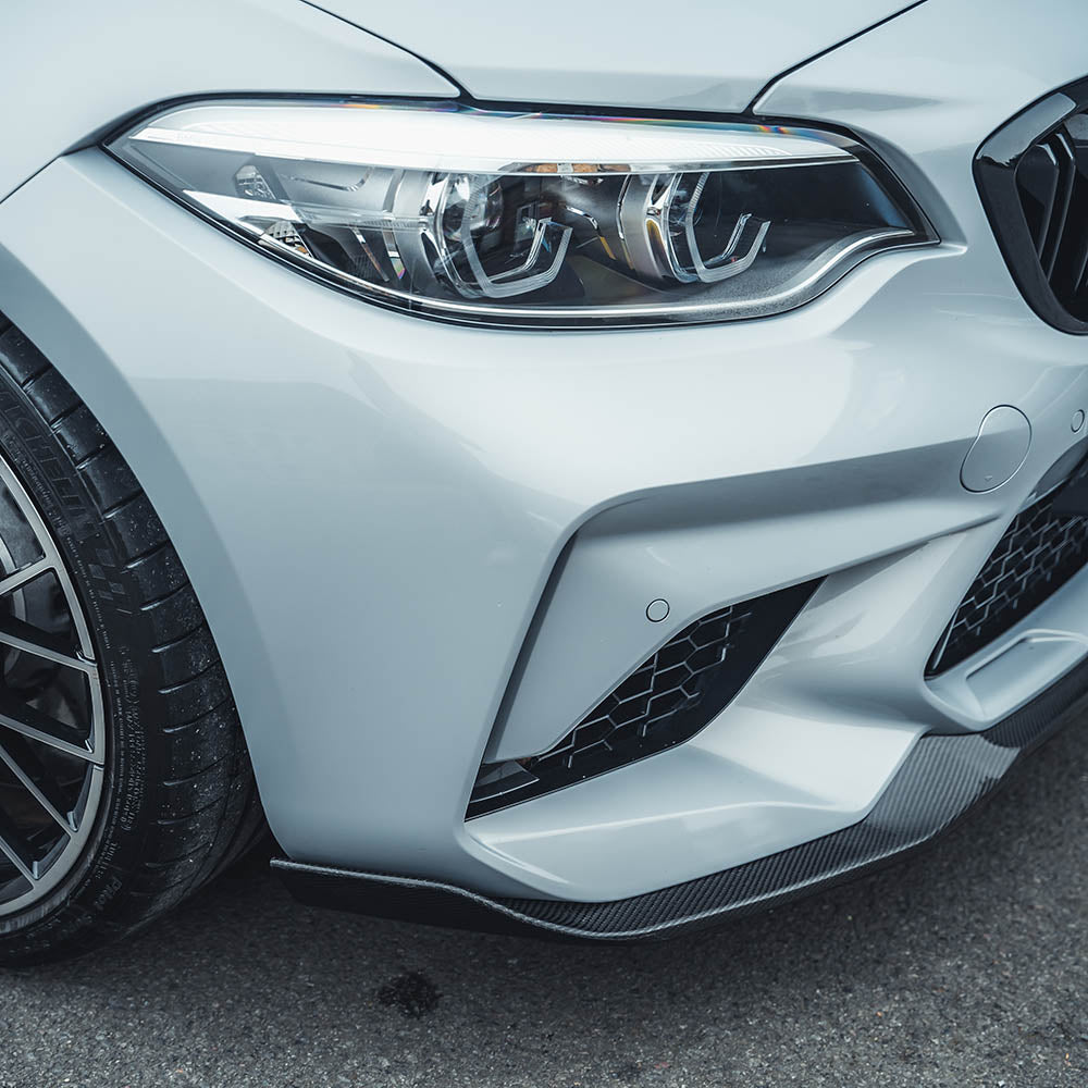 BMW M2C F87 CARBON FIBRE SPLITTER - V4