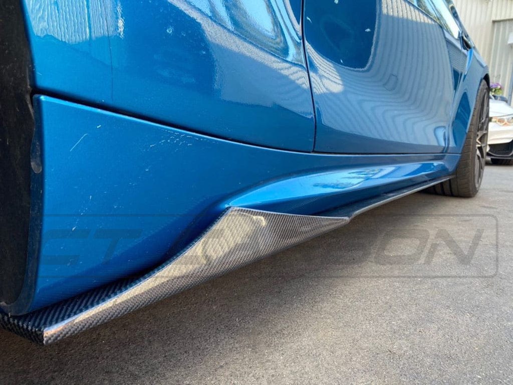 BMW M2/M2C F87 CARBON FIBRE SIDE SKIRTS - V2