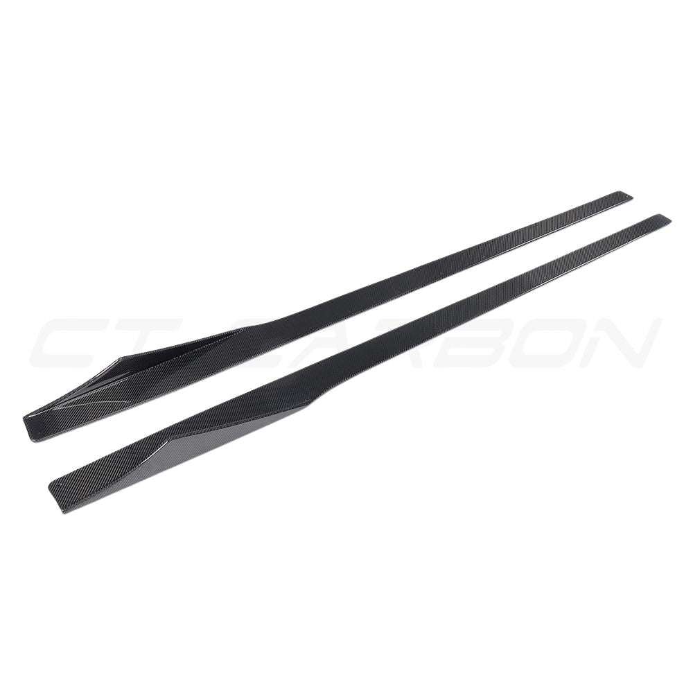 BMW M2/M2C F87 CARBON FIBRE SIDE SKIRTS - V2