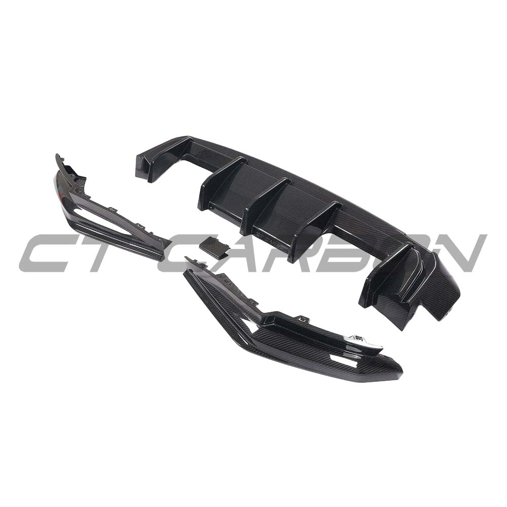 BMW M3 G80/G81 CARBON FIBRE DIFFUSER - V1 - CT DESIGN