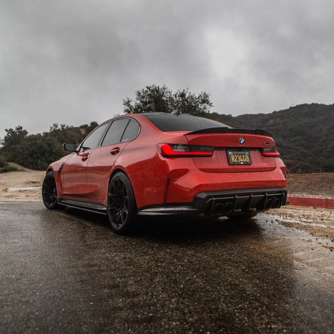 BMW M3 G80/G81 CARBON FIBRE DIFFUSER - V1 - CT DESIGN