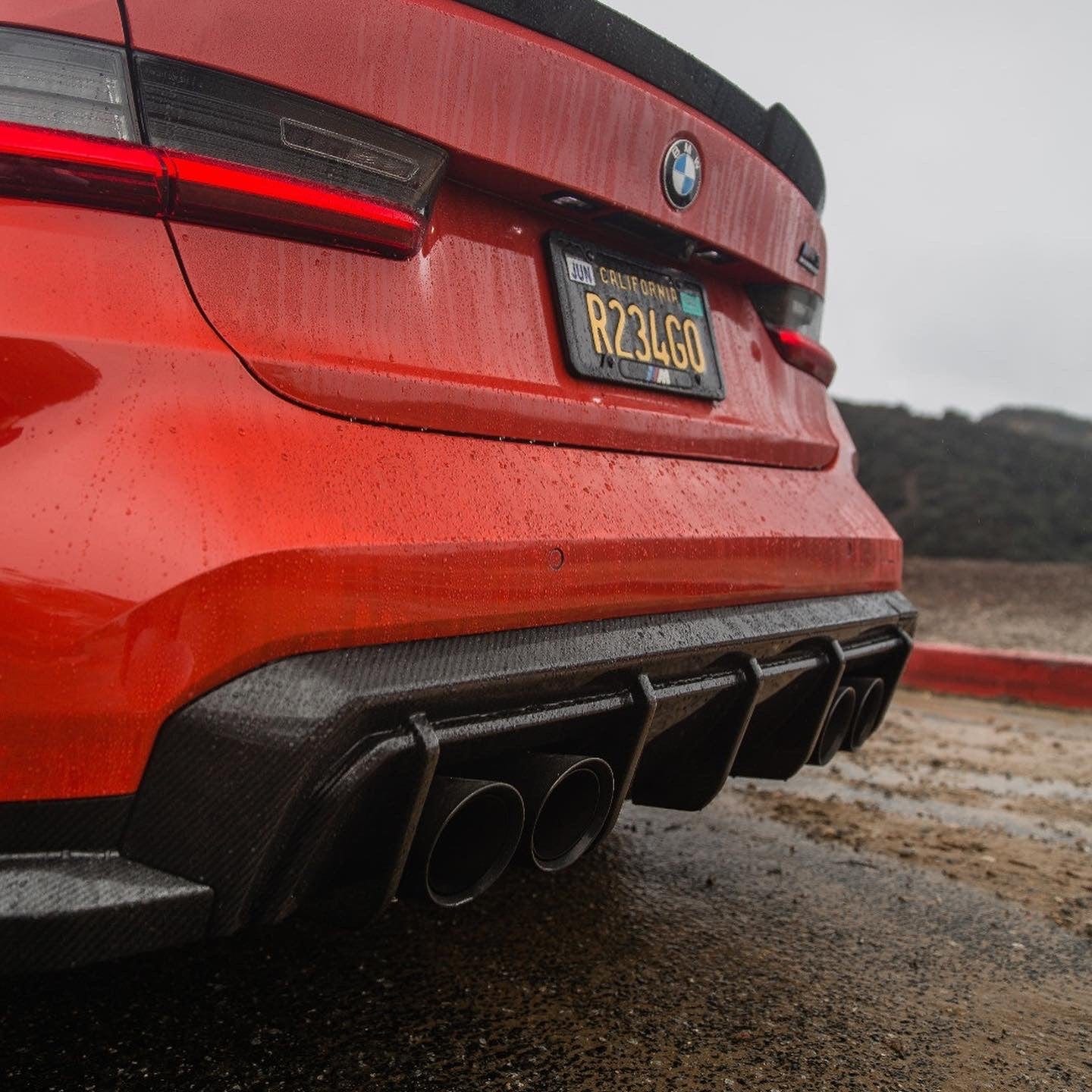 BMW M3 G80/G81 CARBON FIBRE DIFFUSER - V1 - CT DESIGN