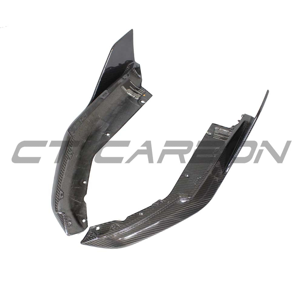 BMW G80/G81 M3 CARBON FIBRE REAR BUMPER CORNERS - V1