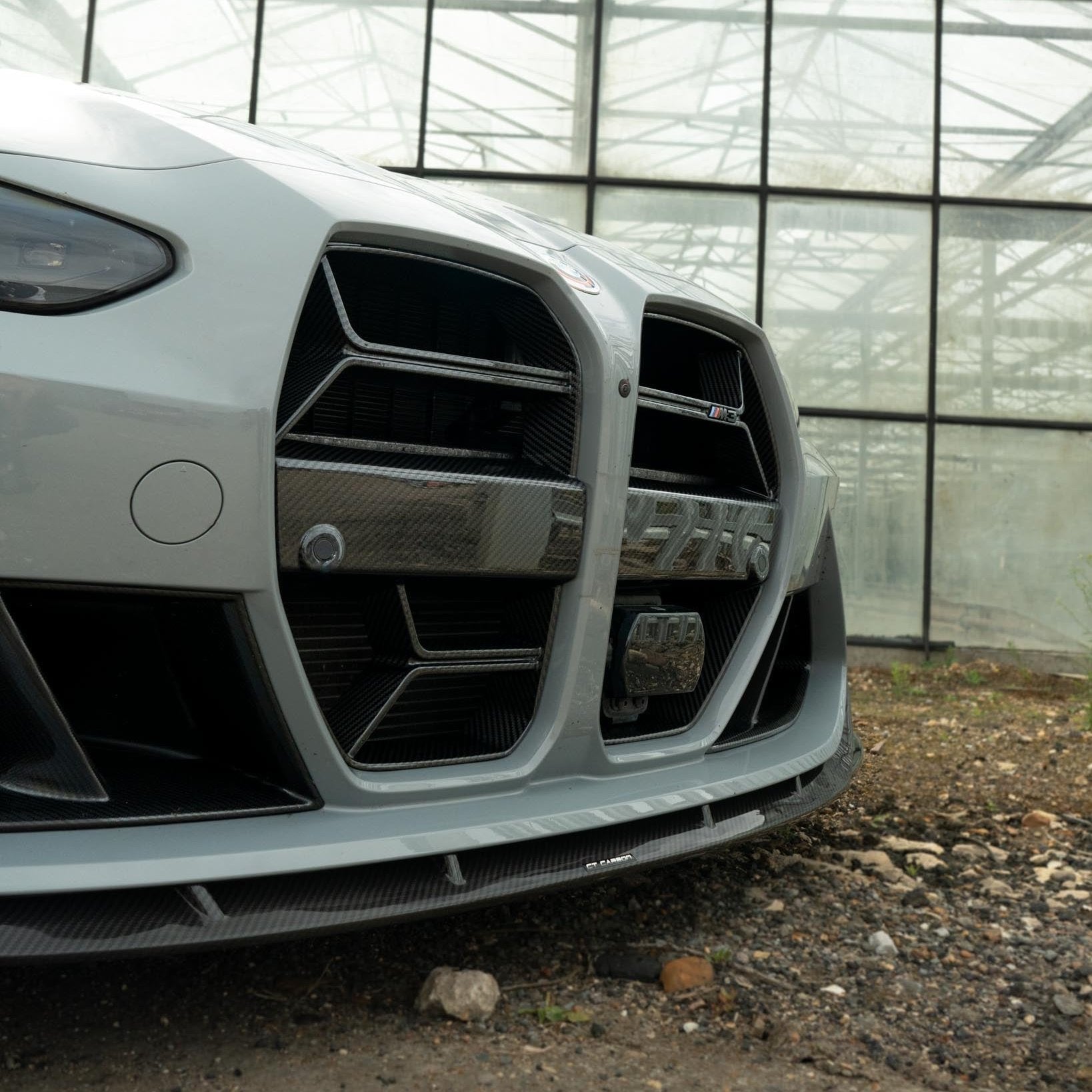BMW M3/M4 G80/G81/G82/G83 CARBON FIBRE SPLITTER - V2 - CT CARBON