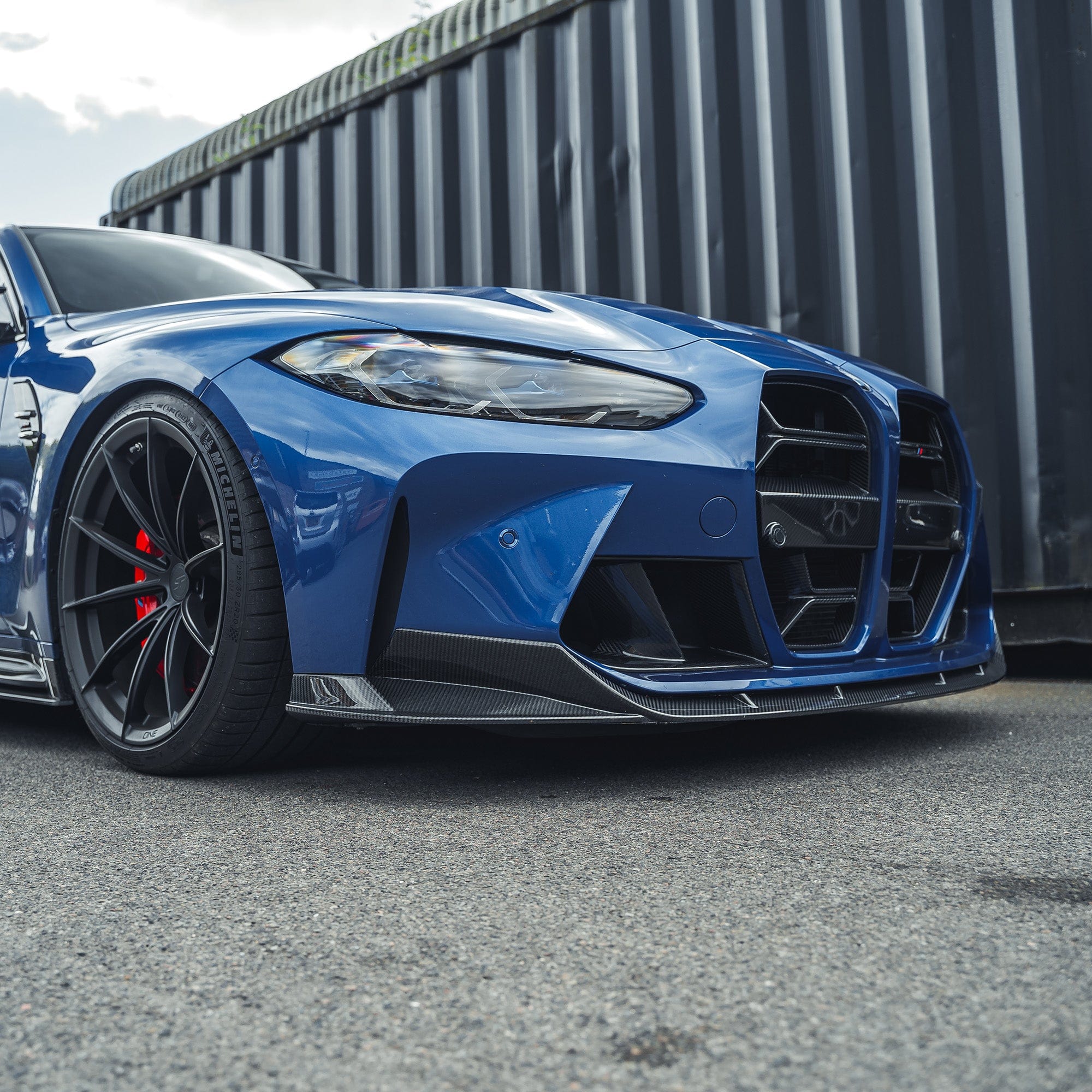 BMW M3/M4 G80/G81/G82/G83 CARBON FIBRE SPLITTER - V2 - CT CARBON