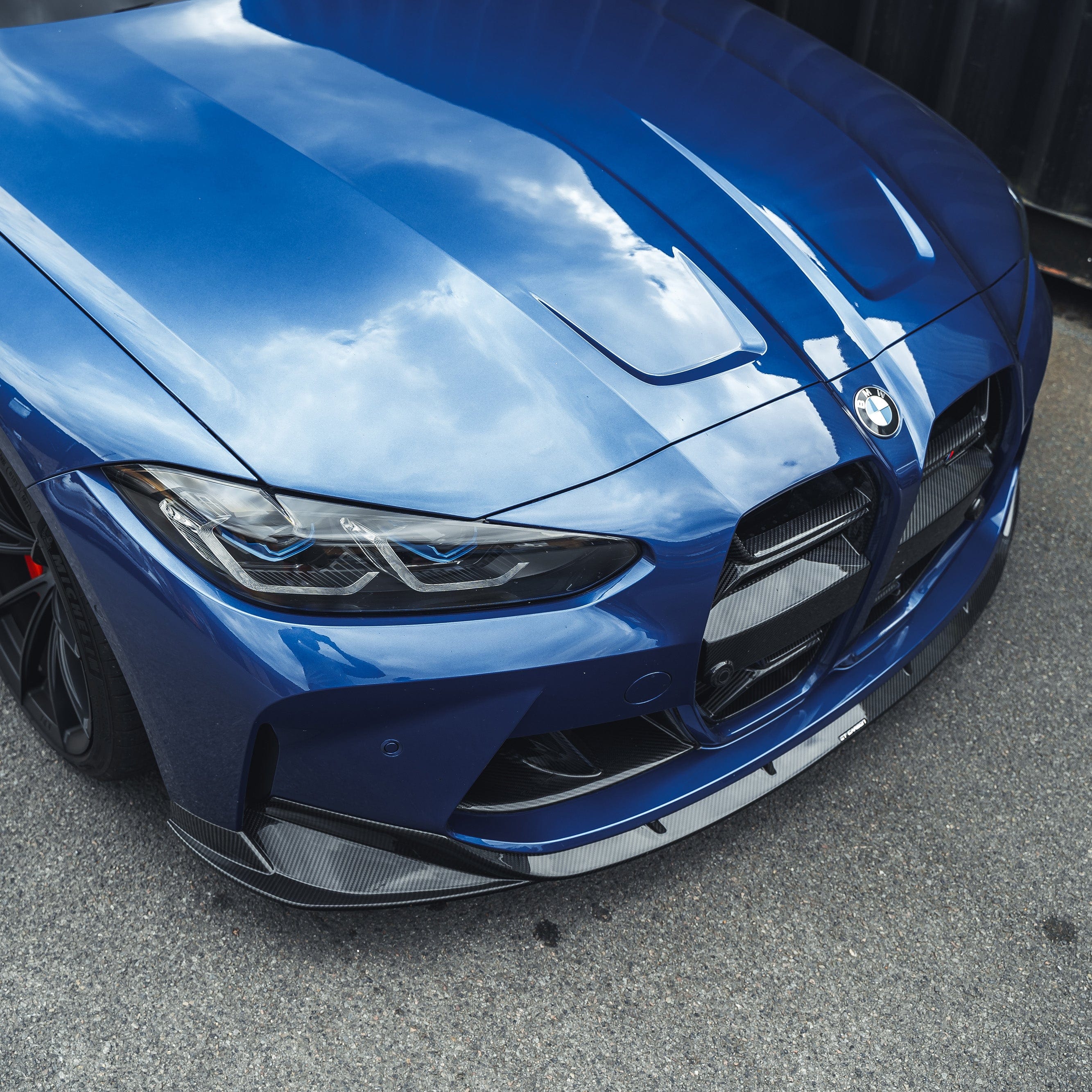 BMW M3/M4 G80/G81/G82/G83 CARBON FIBRE SPLITTER - V2 - CT CARBON