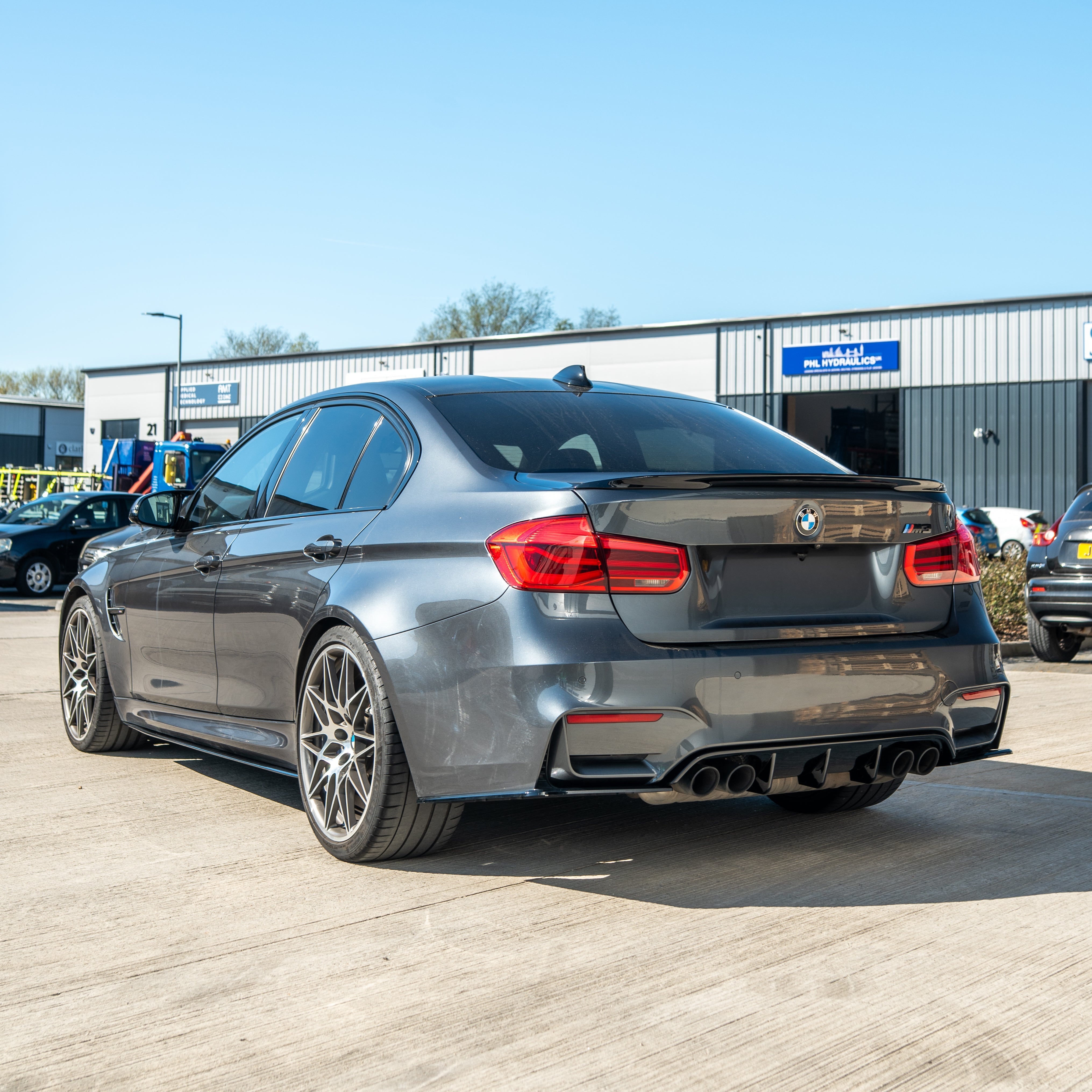 BMW 3 SERIES F30 GLOSS BLACK SPOILER - V1