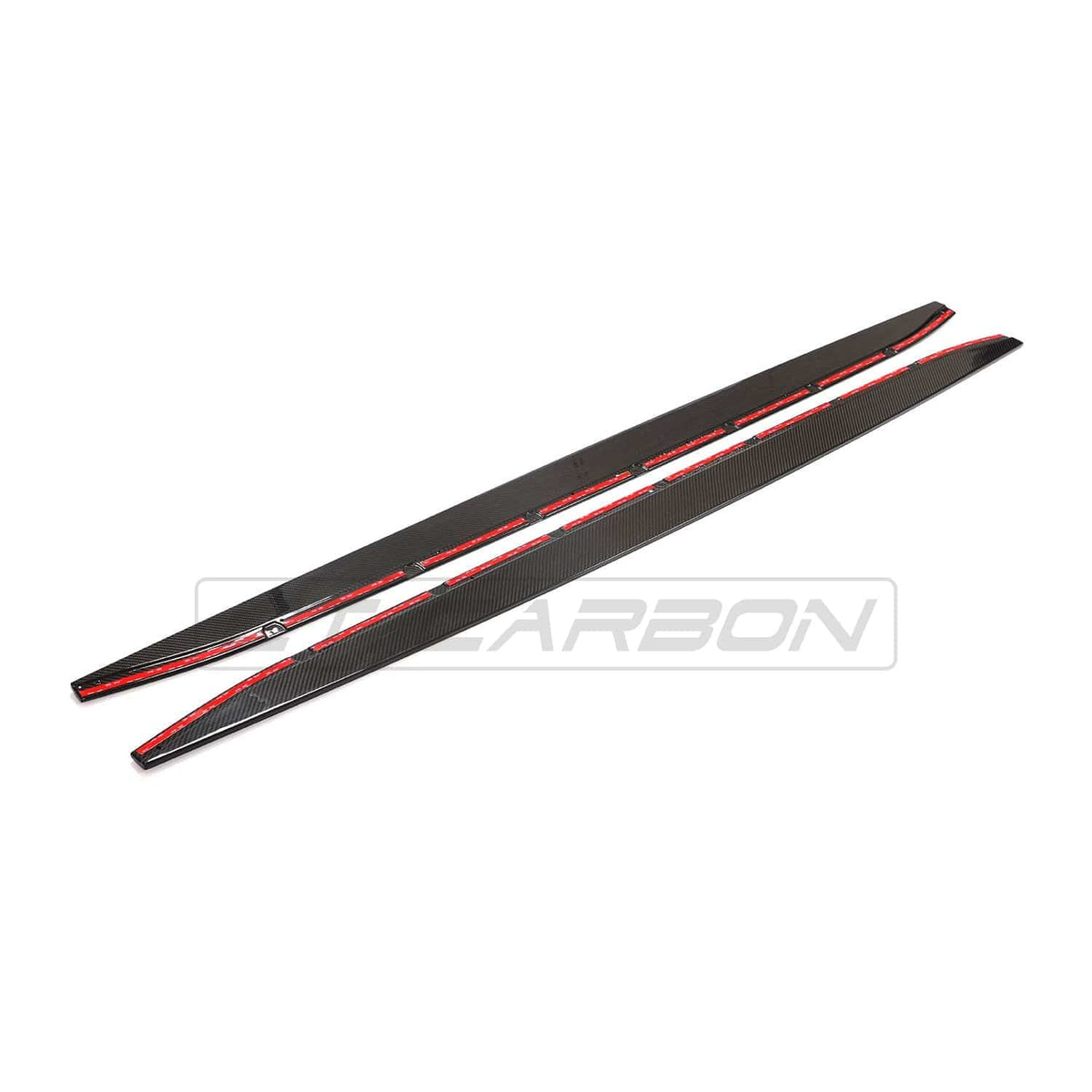 BMW M4 G82/G83 CARBON FIBRE SIDE SKIRT EXTENSIONS V1 - CT DESIGN