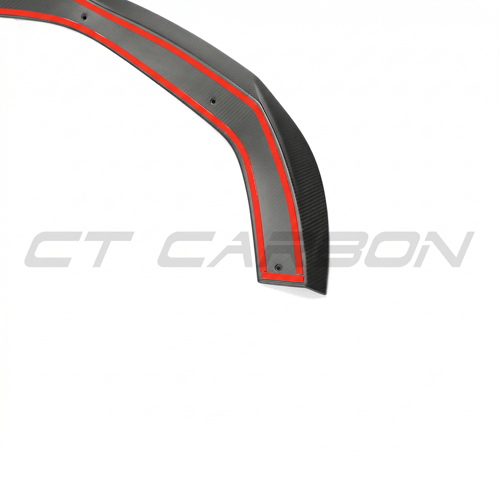 AUDI RS3 8Y 2025+ MATTE CARBON FIBRE SPLITTER - CT DESIGN V2