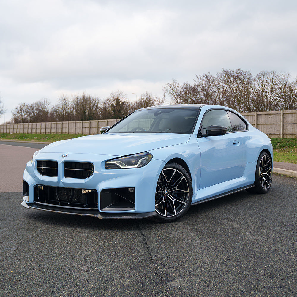 BMW G87 M2 2023+ CARBON FIBRE SPLITTER - V5 - CT DESIGN