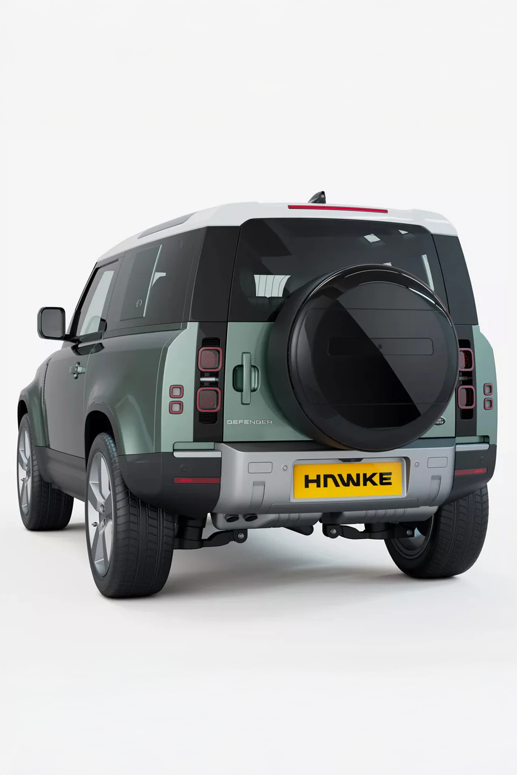 Land Rover Defender 90 & 110 Gloss Black Rear Wheel Cover