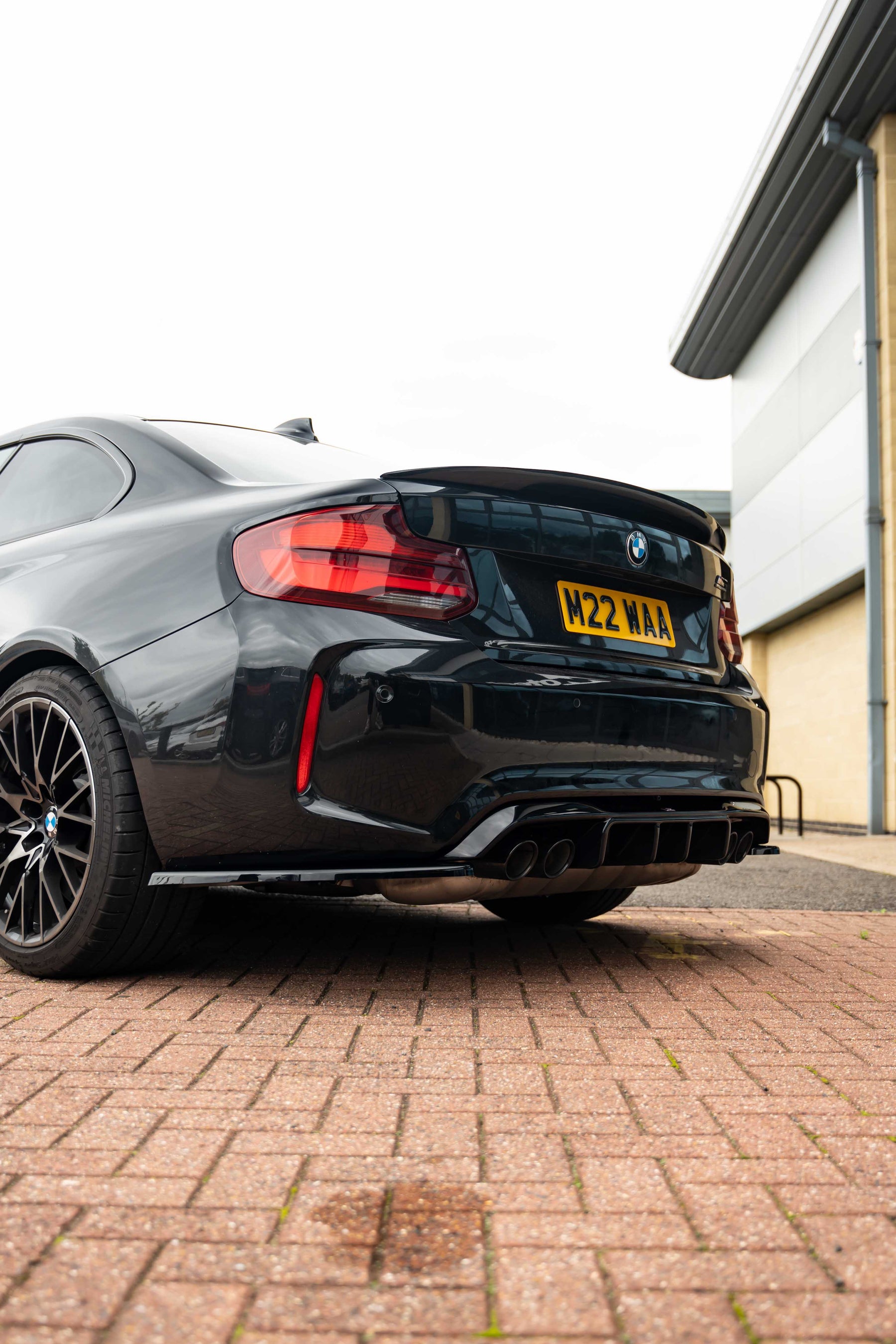 BMW F87 M2 Competition Maxton Design Rear Side Splitters