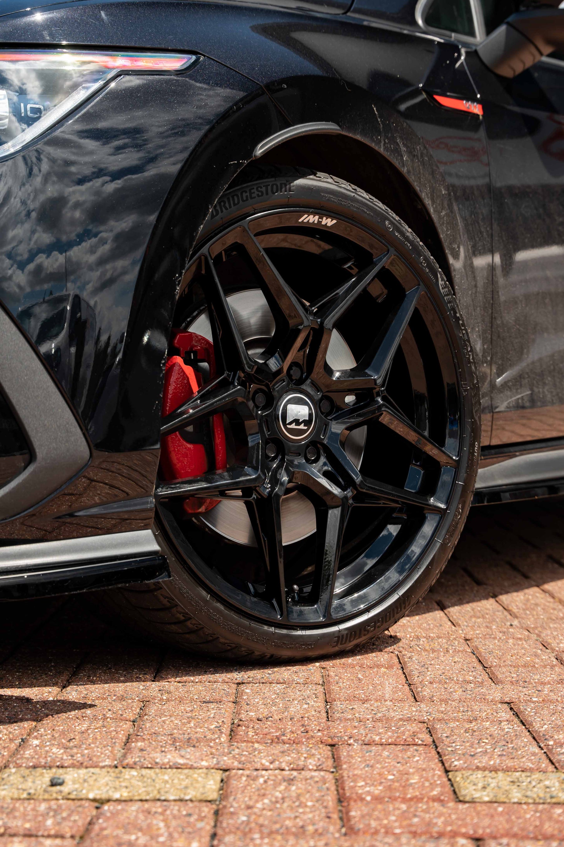 VW Golf MK8/8.5 GTI/R M-W1 19" Precision Black Wheels