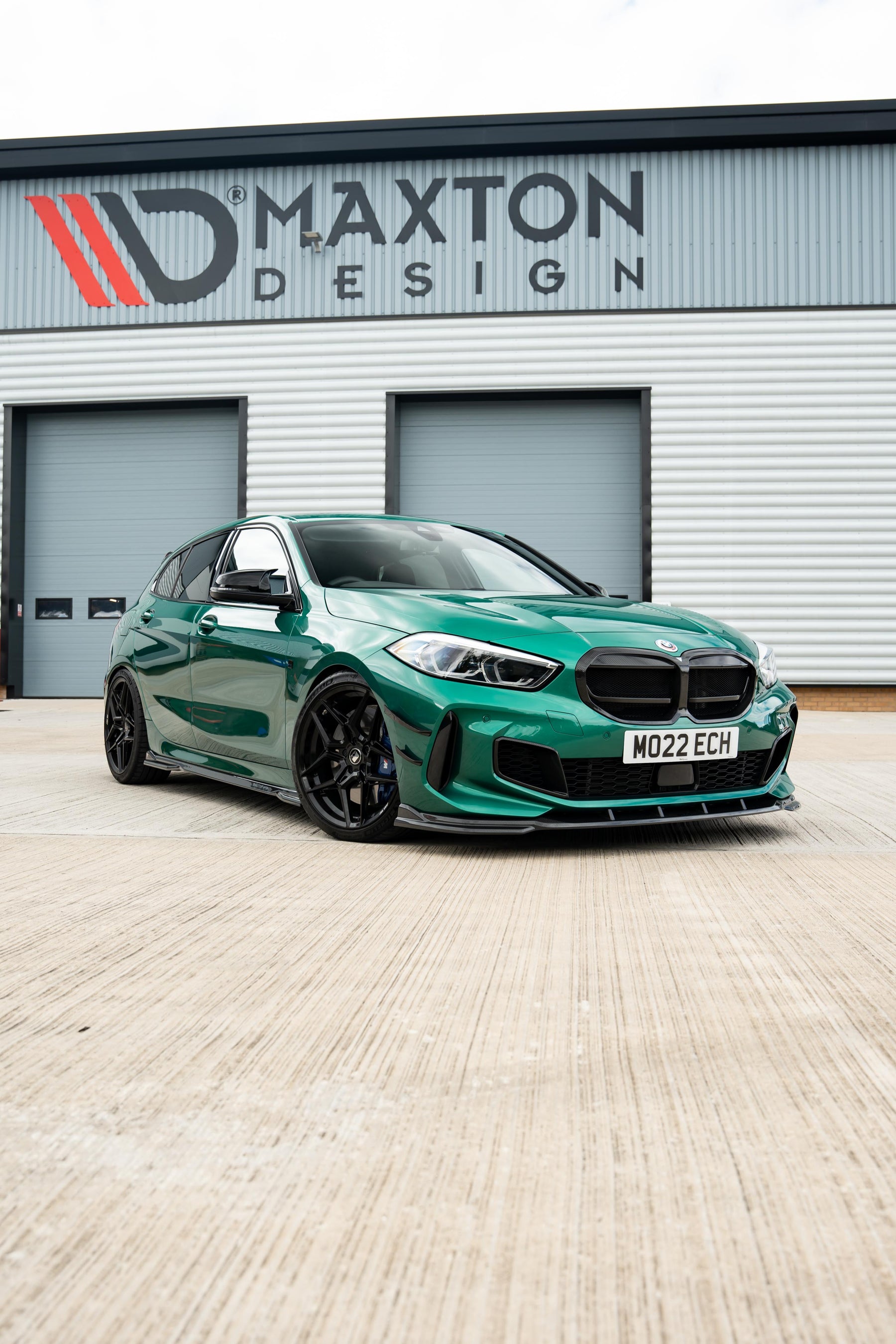 BMW M135i X Drive F40 Maxton Design Carbon Fibre Front Splitter