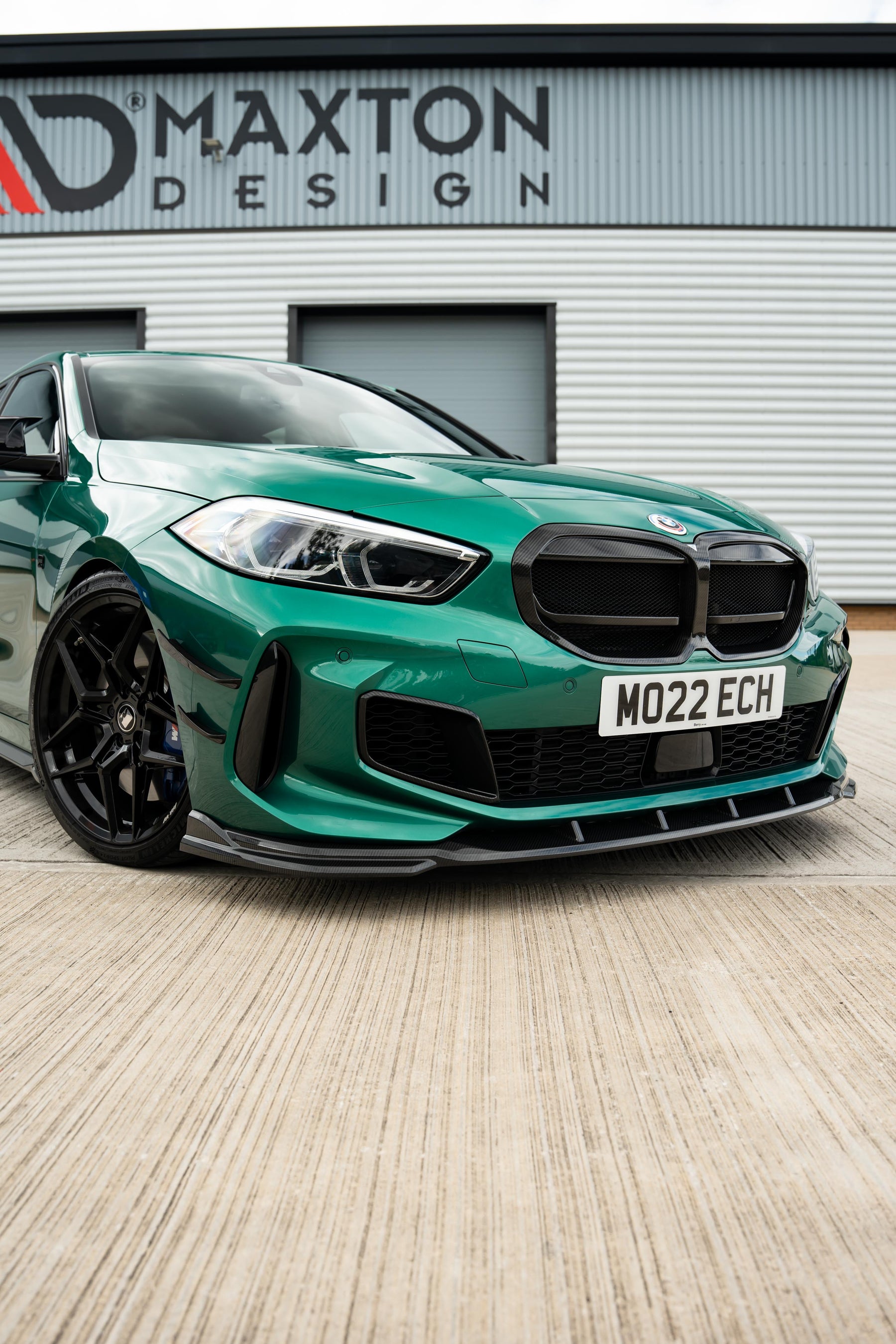 BMW M135i X Drive F40 Maxton Design Carbon Fibre Front Bumper Wings