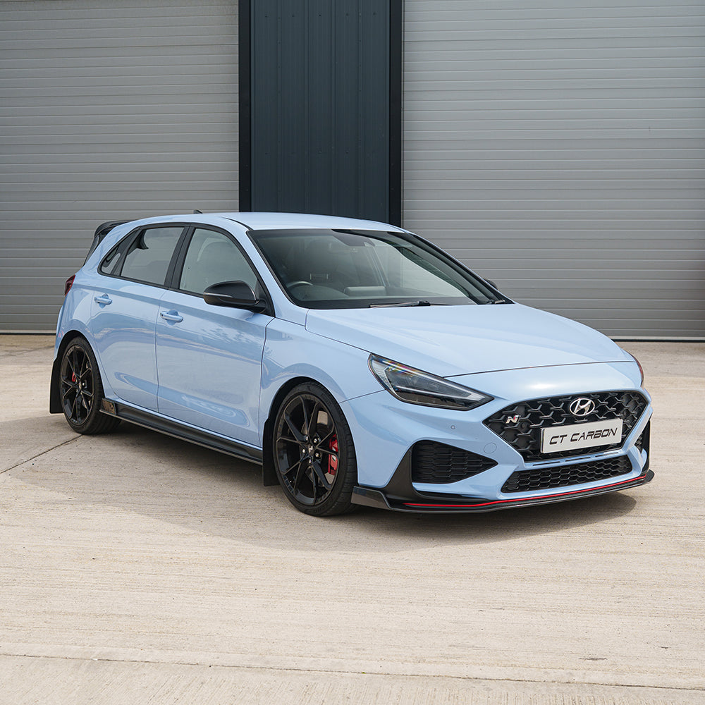 HYUNDAI i30N CARBON FIBRE SIDE SKIRTS - CT DESIGN