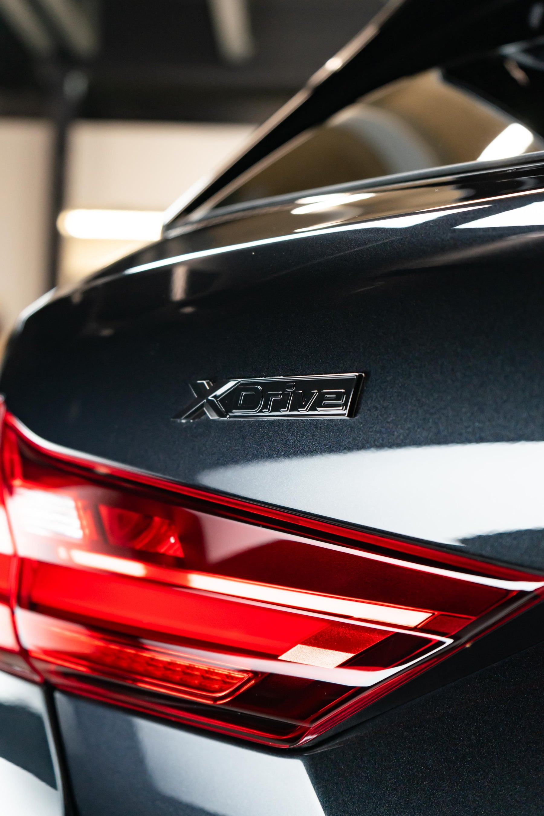 BMW Gloss Black X-Drive Badge