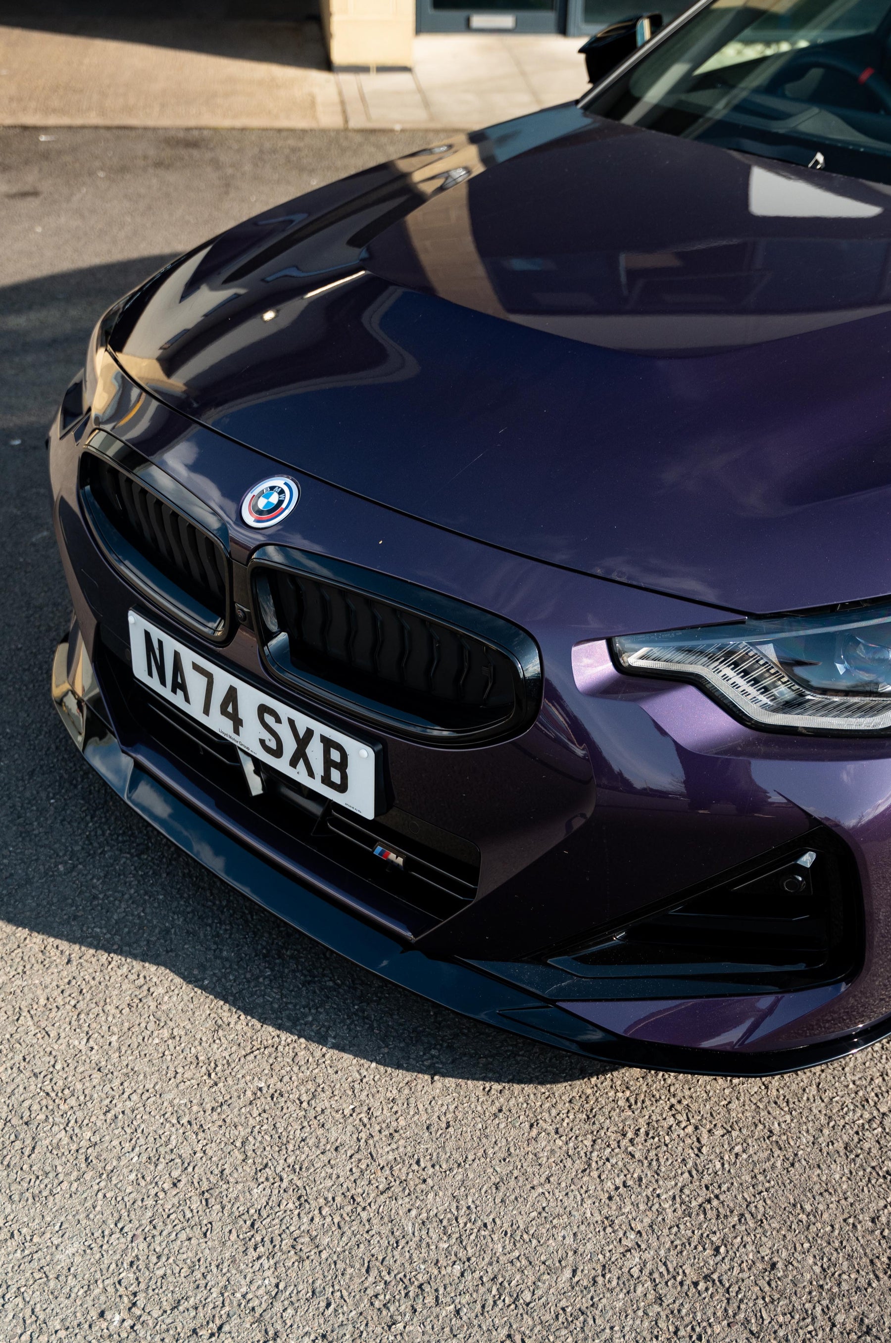 BMW 2 Series G42 TRE Gloss Black Front Splitter