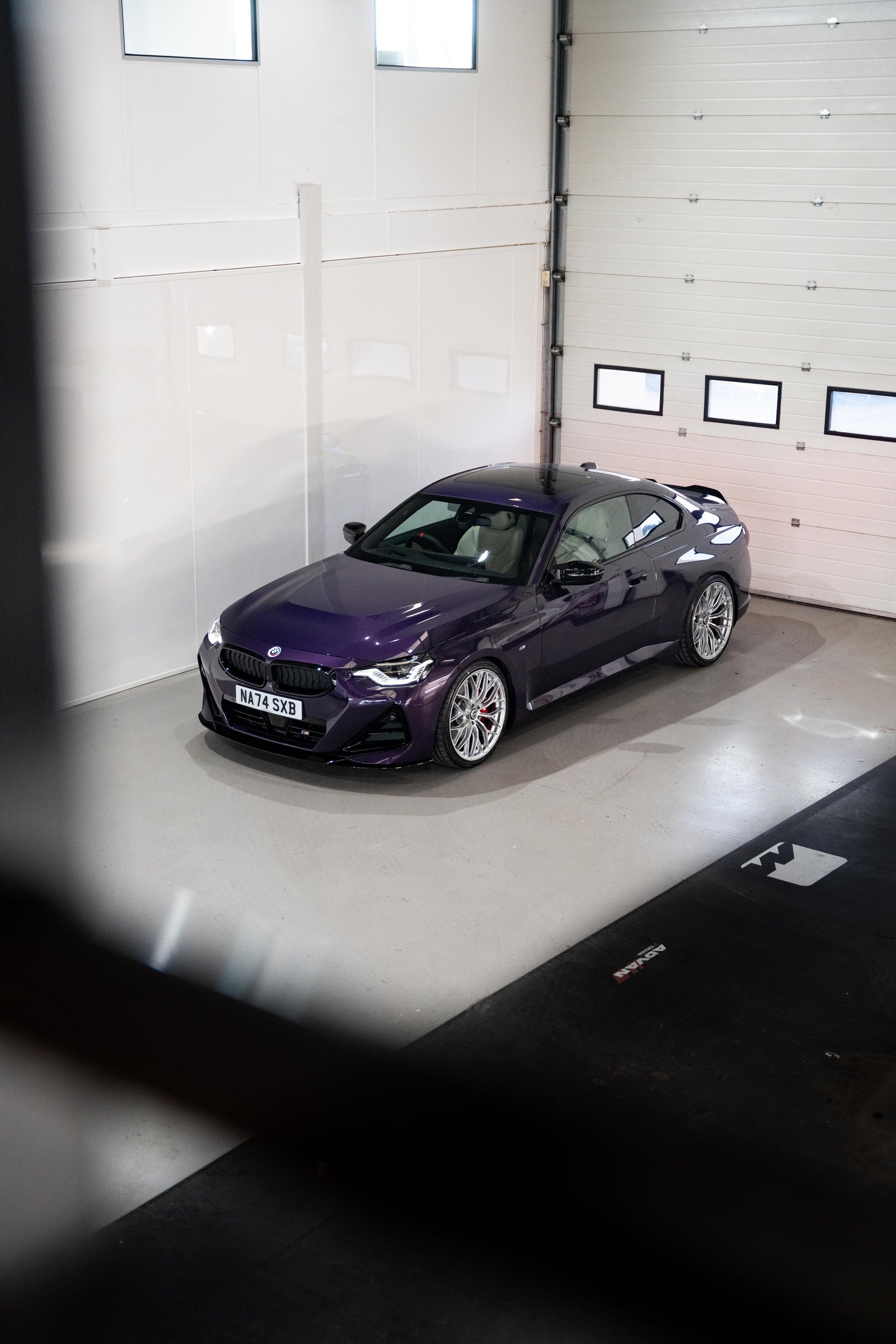 BMW 2 Series G42 TRE Gloss Black Front Splitter
