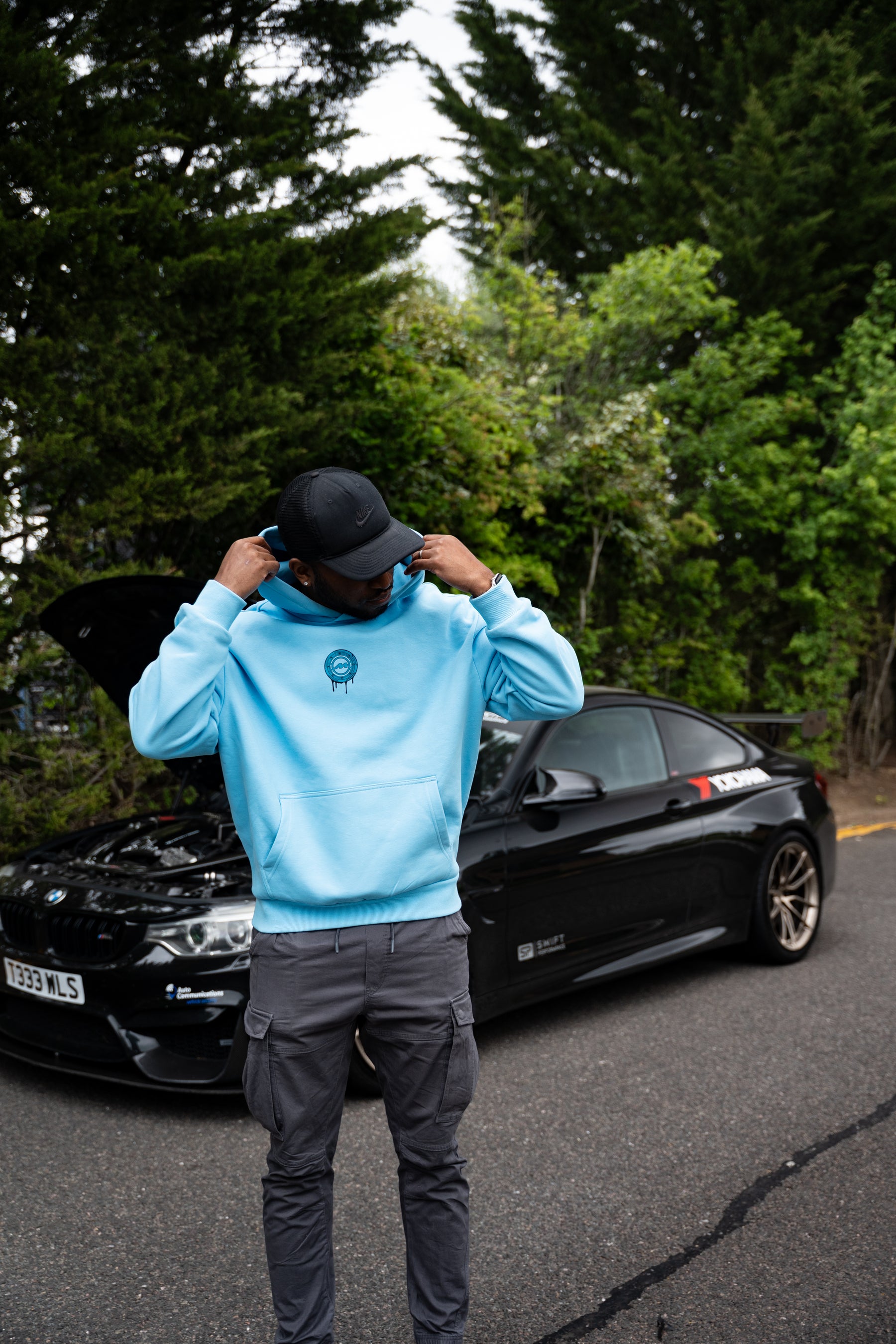 Drivewear Collection Zandvoort Blue Oversized Hoodie