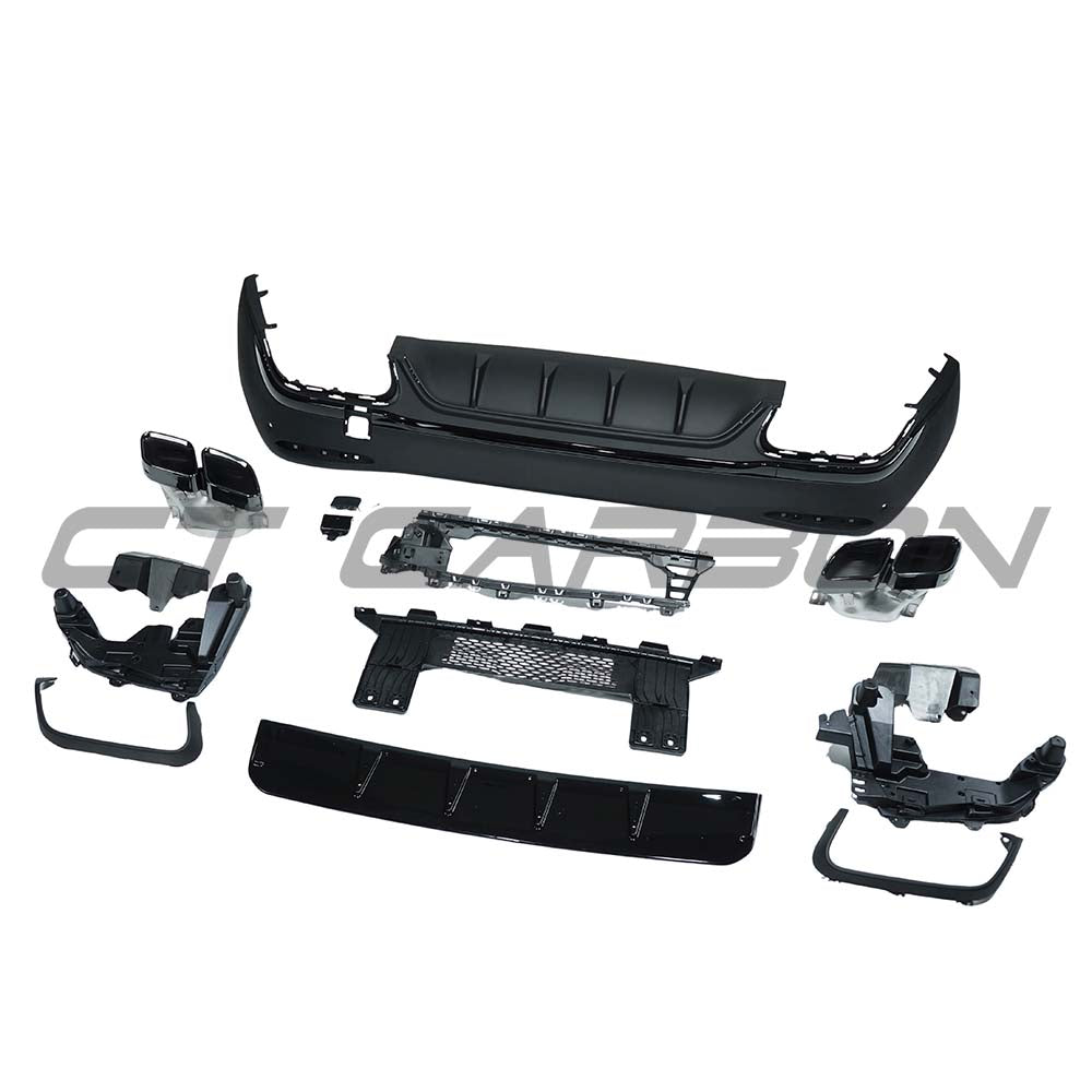 MERCEDES X254 GLC 2023+ REAR DIFFUSER WITH TIPS