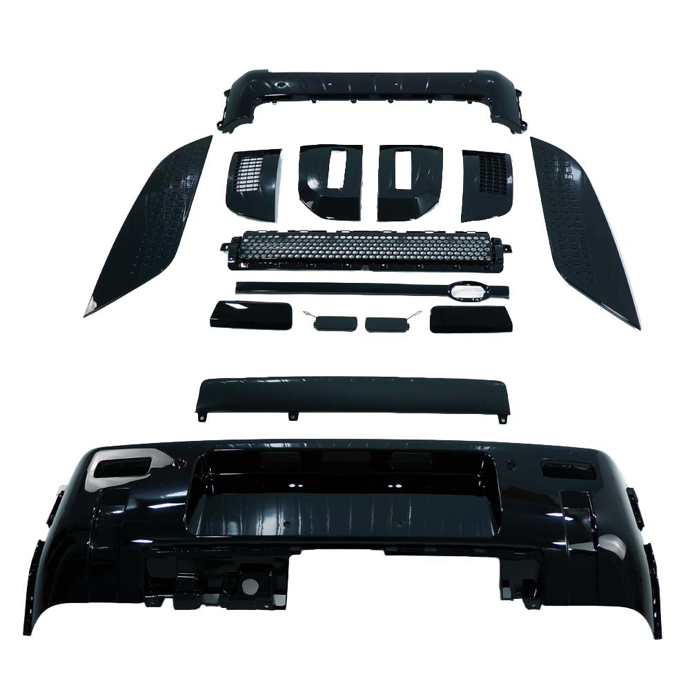 LAND ROVER DEFENDER L663 90/110/130 GLOSS BLACK BUMPER AND TRIM PACK