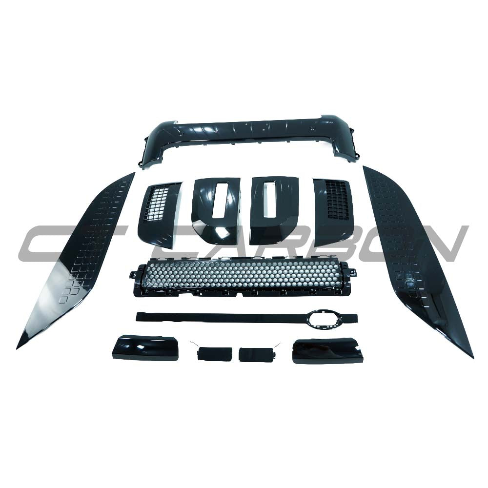 LAND ROVER DEFENDER L663 90/110/130 GLOSS BLACK BUMPER AND TRIM PACK