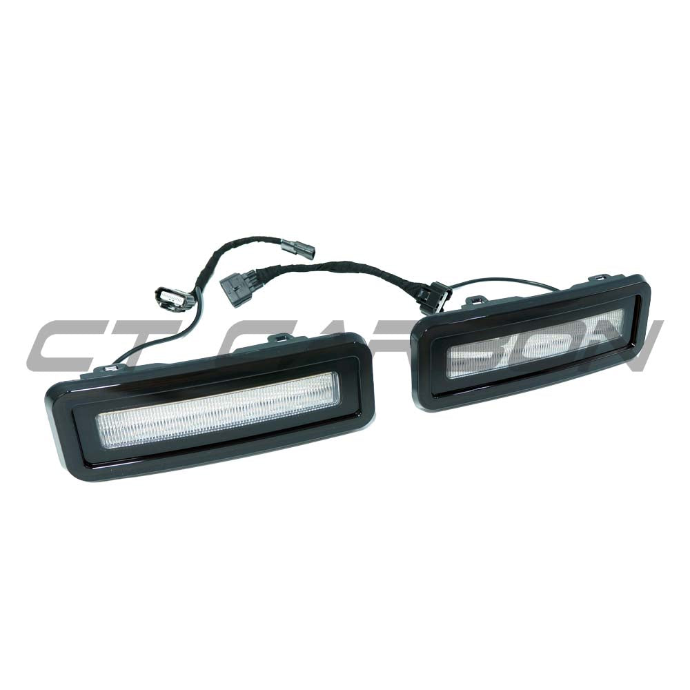 LAND ROVER DEFENDER L663 90/110/130 GLOSS BLACK REAR REVERSE LIGHTS