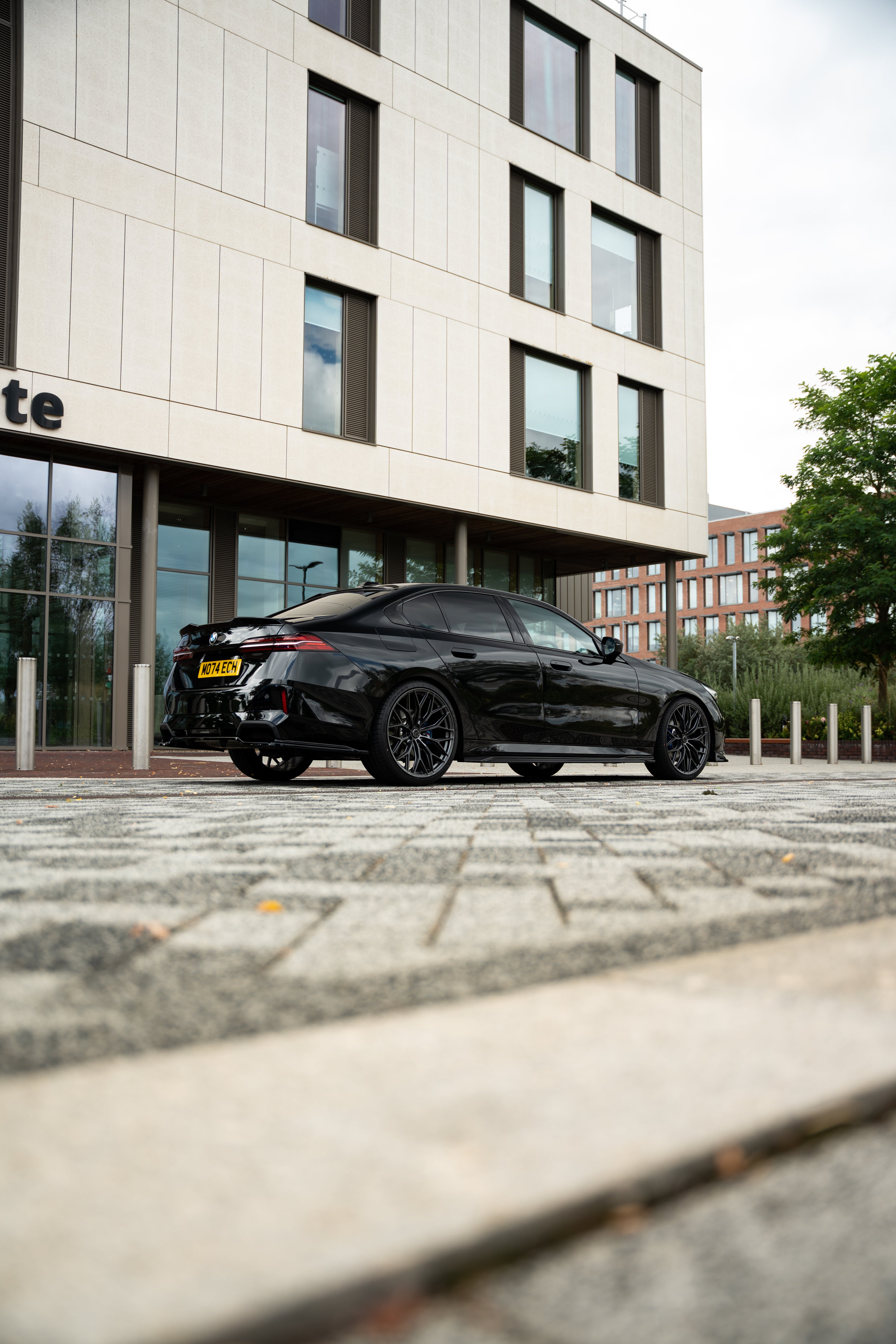 BMW 5 Series G60 i5 Maxton Design Rear Diffuser (Vertical Bars)