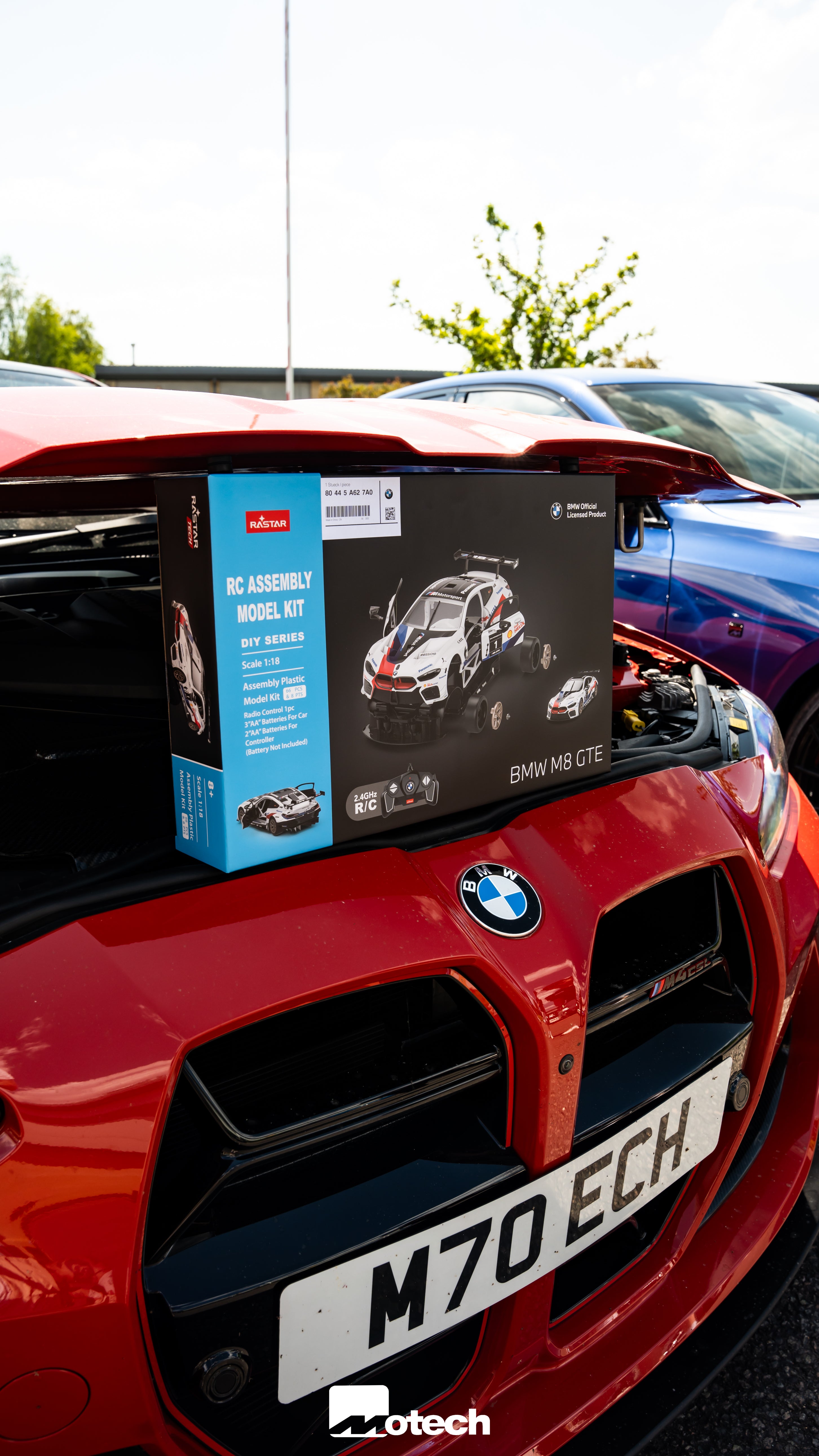 Genuine BMW M8 GTE RC Assembly Model Kit Remote Controlled Car