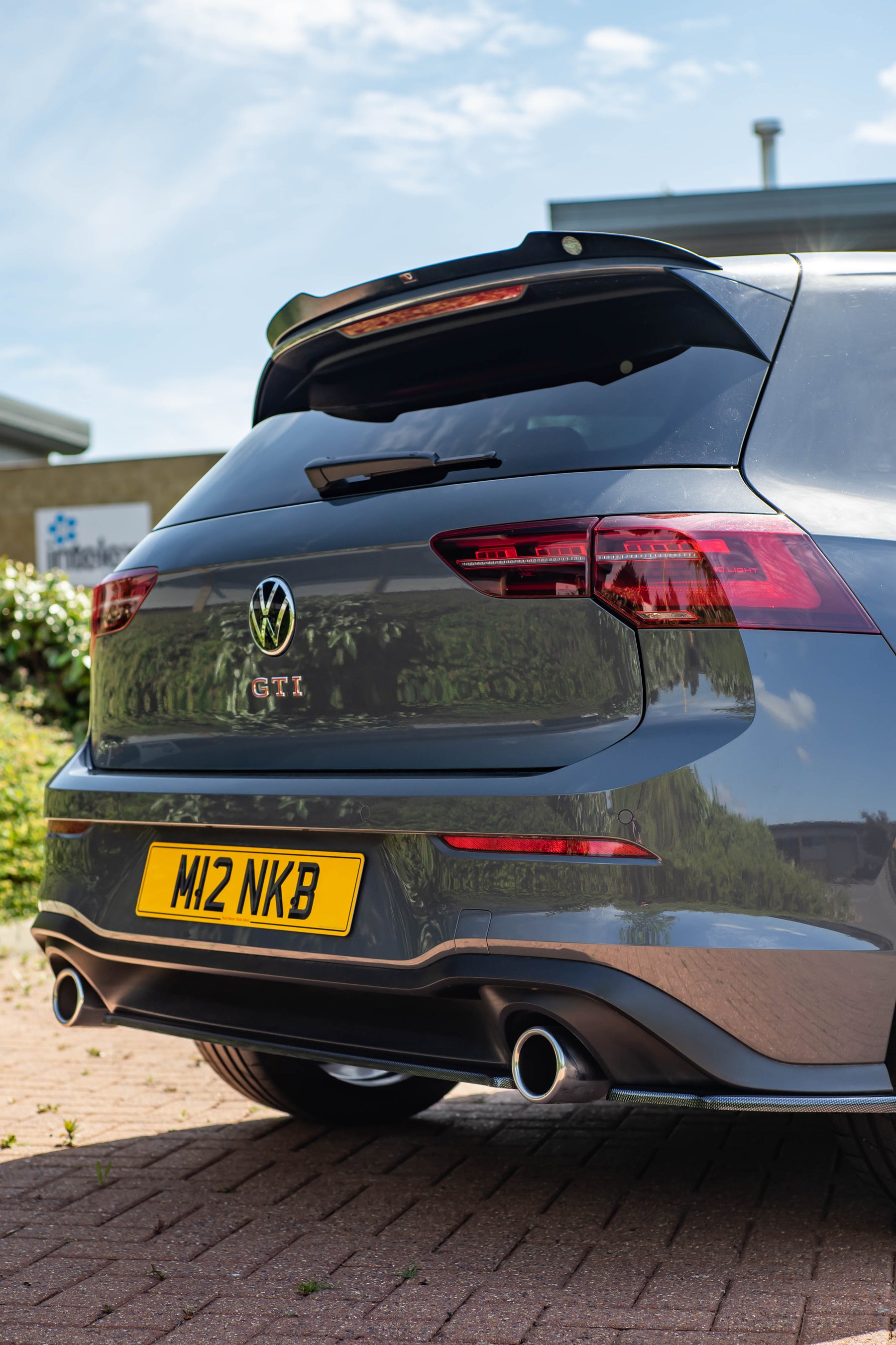 Golf GTI MK8 Maxton Design Carbon Look Rear Diffuser