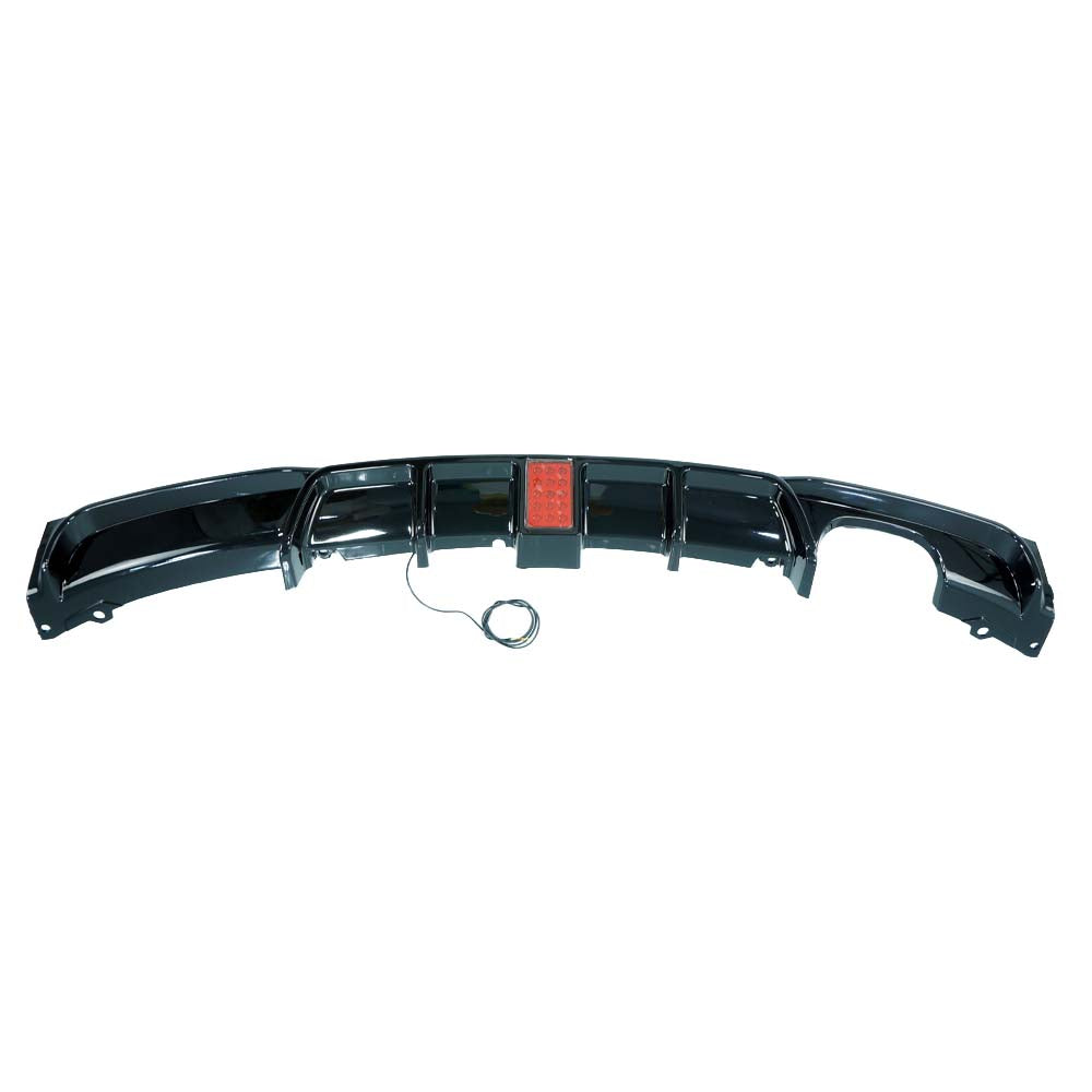 BMW F30/F31 3 SERIES 2012-2019 GLOSS BLACK TWIN EXIT DIFFUSER WITH LED