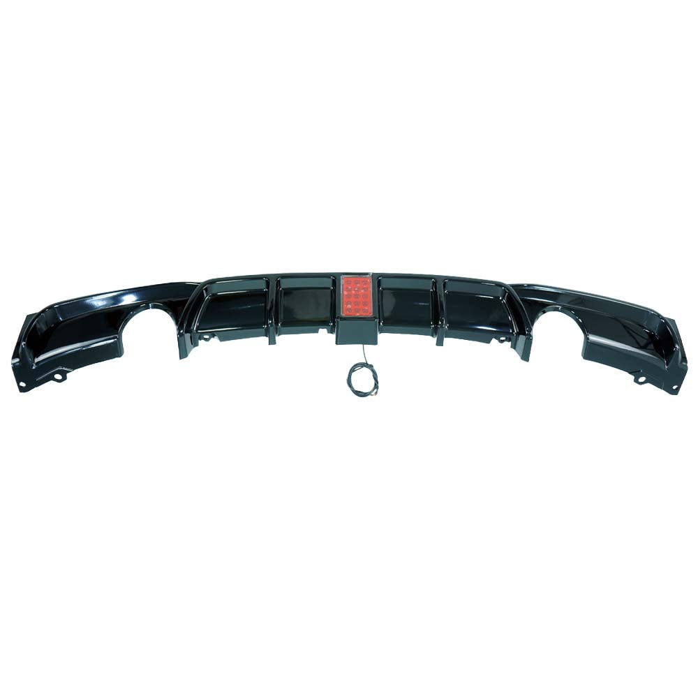 BMW F30/F31 3 SERIES 2012-2019 GLOSS BLACK DUAL EXIT DIFFUSER WITH LED