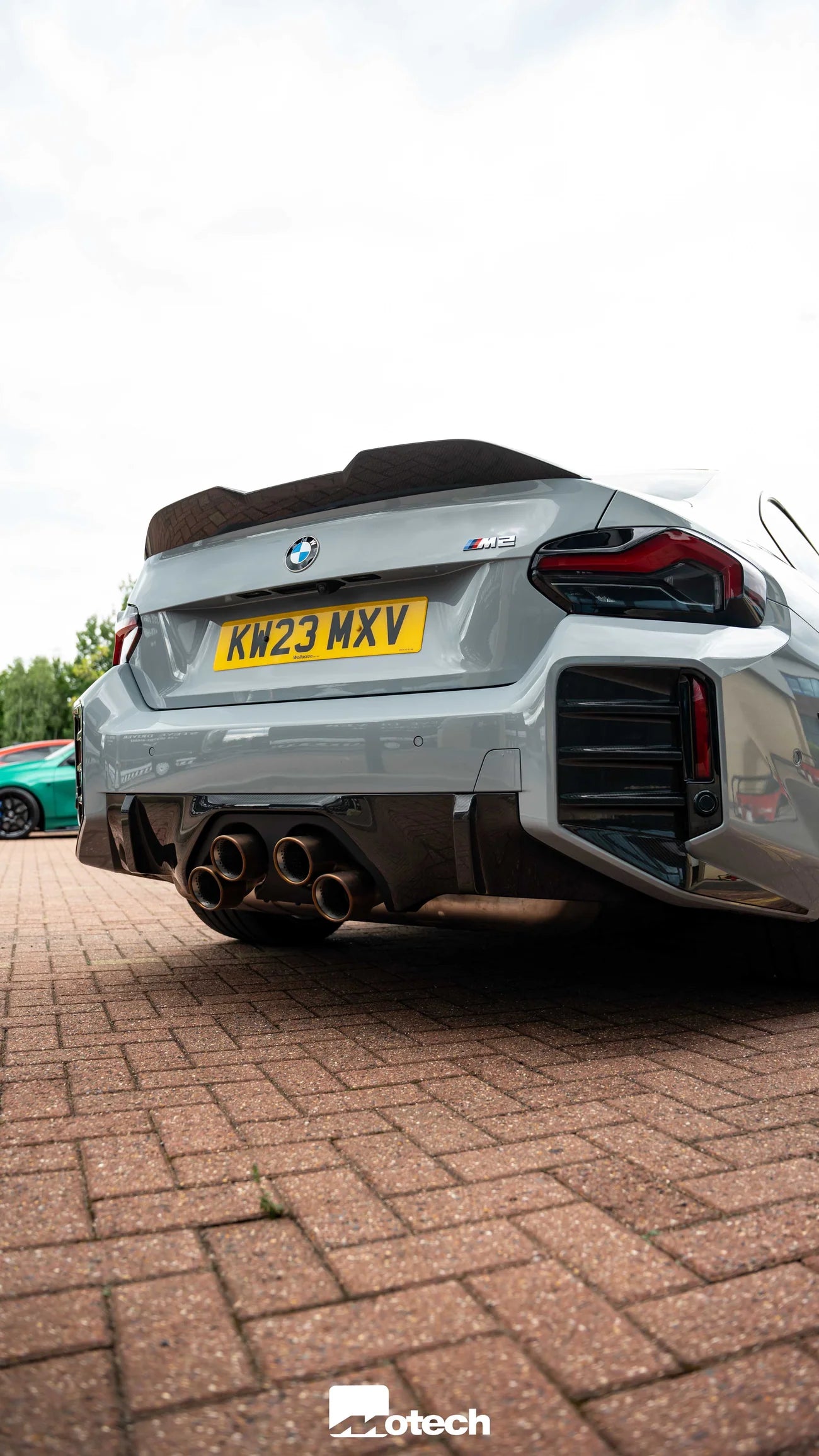 BMW M2 G87 M Performance Carbon Rear Bumper Inserts